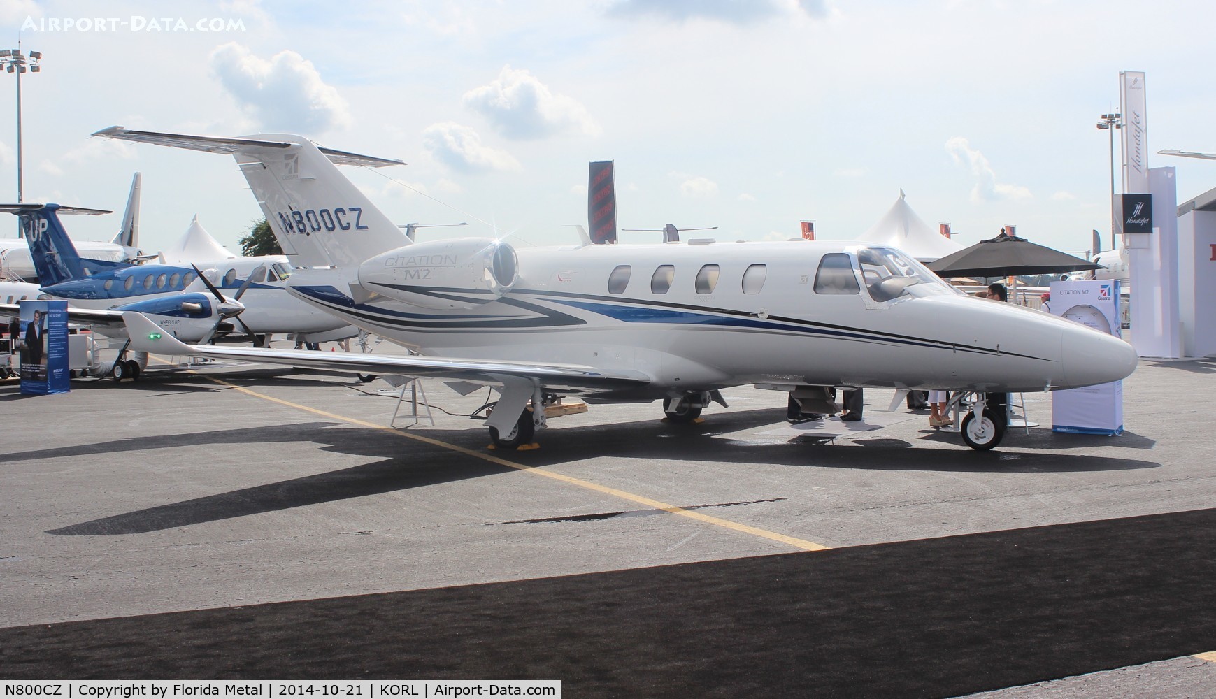 N800CZ, 2014 Cessna 525 Citation M2 C/N 525-0800, NBAA ORL 2014
