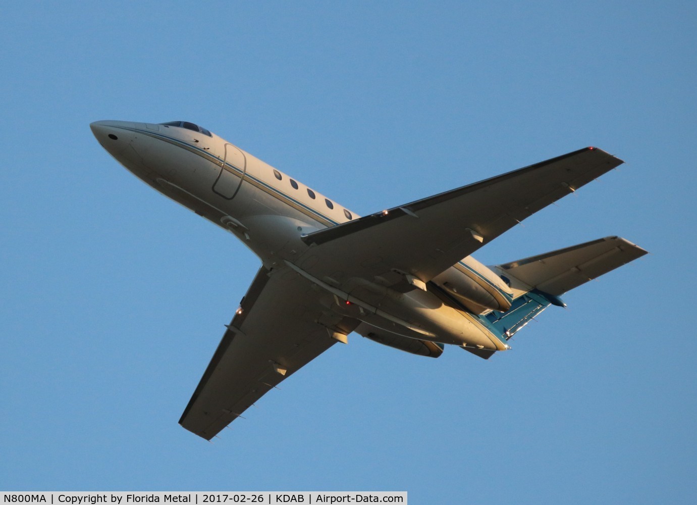 N800MA, 1998 Raytheon Hawker 800XP C/N 258369, DAB spotting 2017