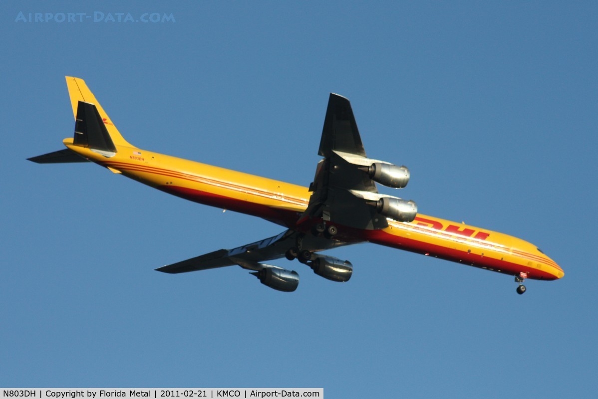 N803DH, 1969 McDonnell Douglas DC-8-73(F) C/N 46123, MCO spotting 2011