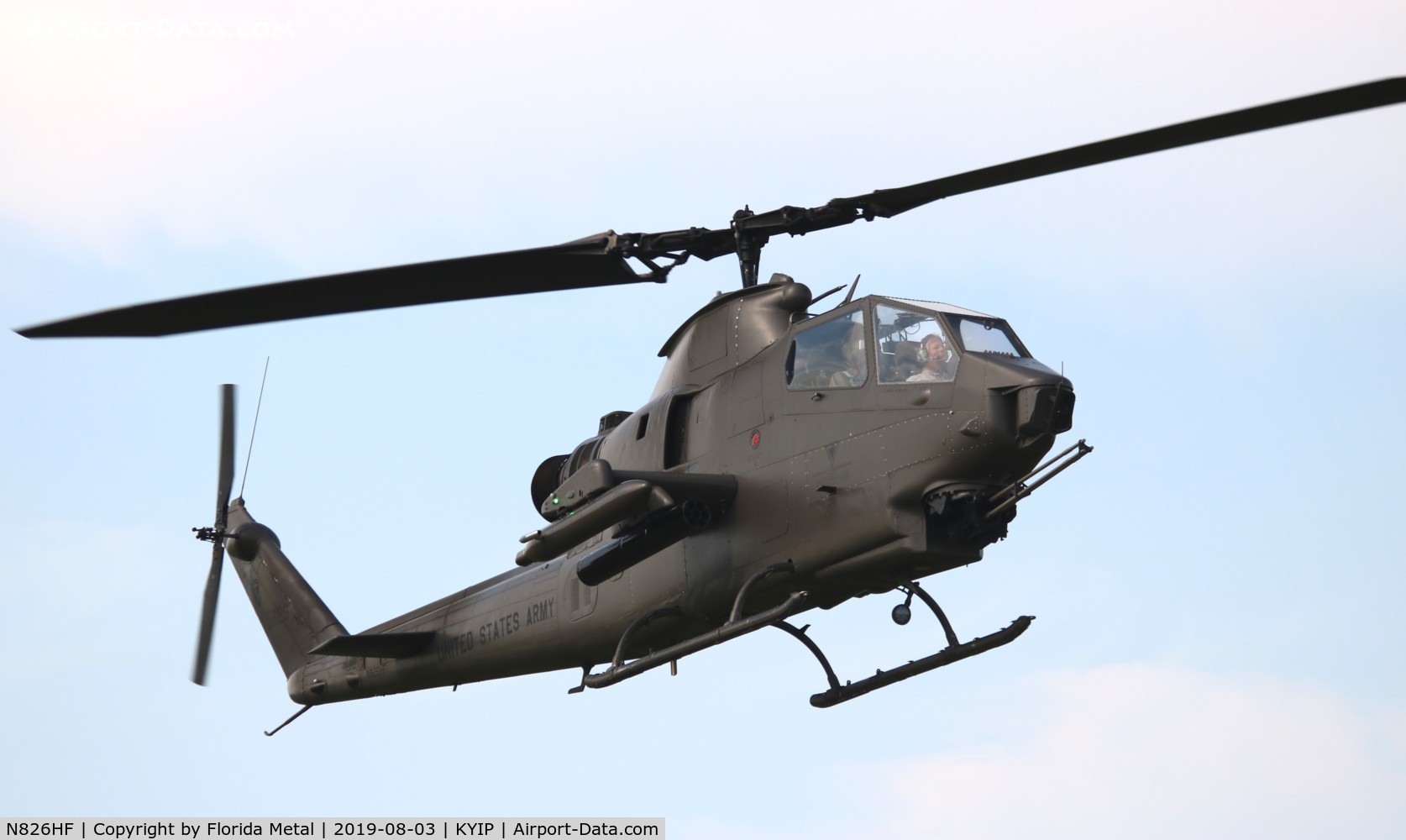 N826HF, 1967 Bell AH-1F Cobra C/N 67-15826, TOM YIP 2019