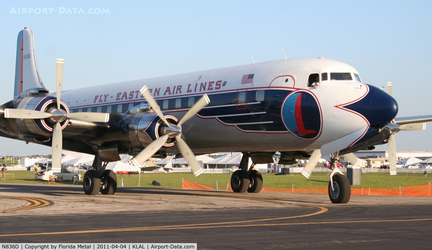 N836D, 1957 Douglas DC-7B C/N 45345, SNF LAL 2011