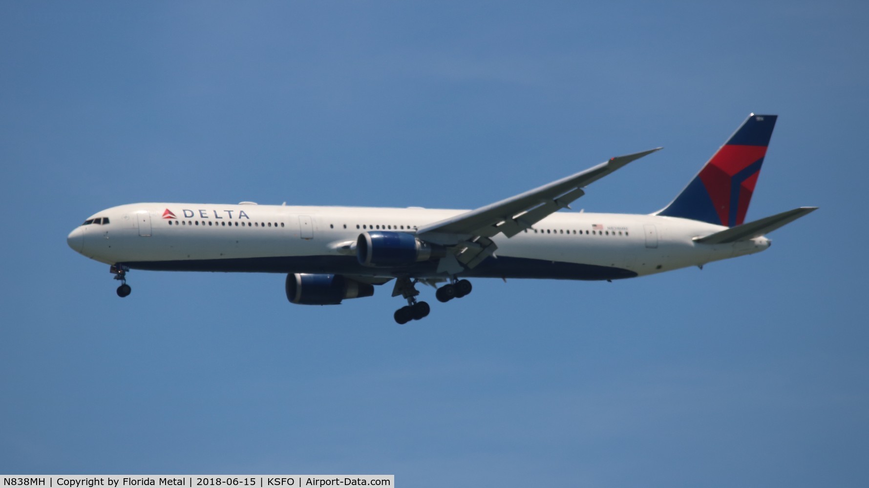 N838MH, 2000 Boeing 767-432/ER C/N 29711, SFO spotting 2018