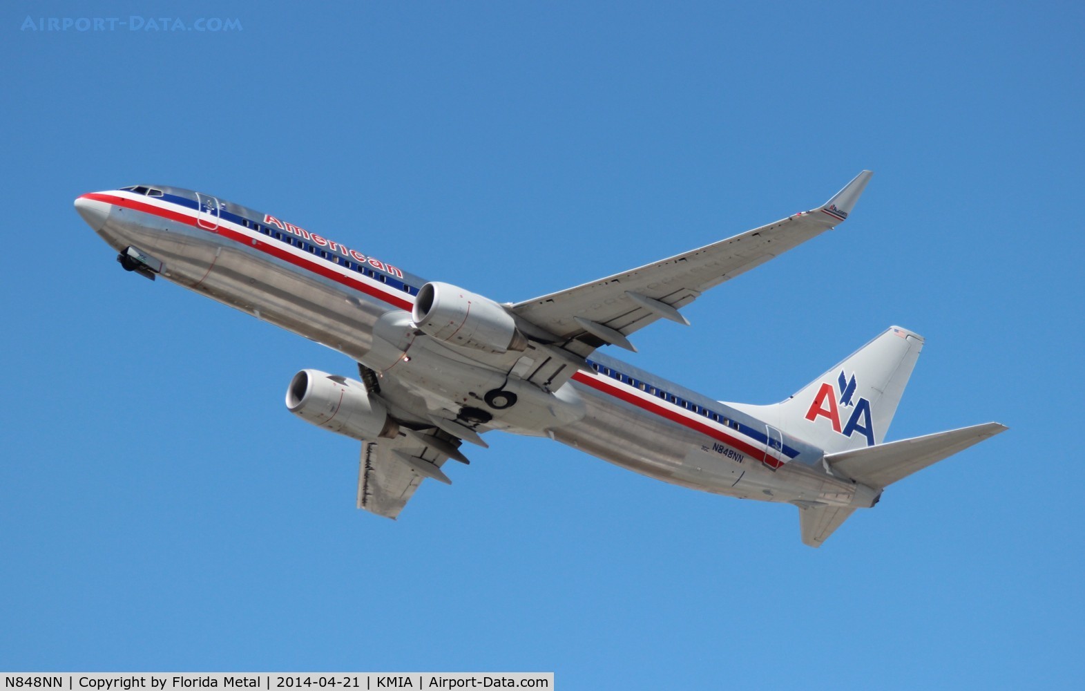 N848NN, 2010 Boeing 737-823 C/N 31103, MIA spotting 2014