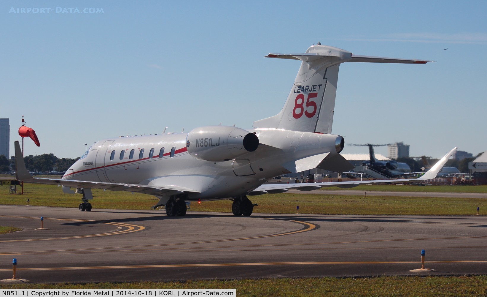 N851LJ, 2014 Bombardier Learjet 85 C/N 8001, NBAA ORL 2014