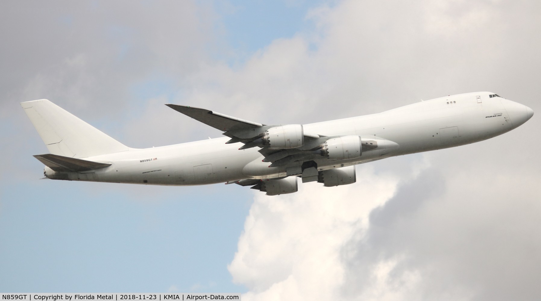 N859GT, 2015 Boeing 747-87UF C/N 62441, MIA spotting 2018