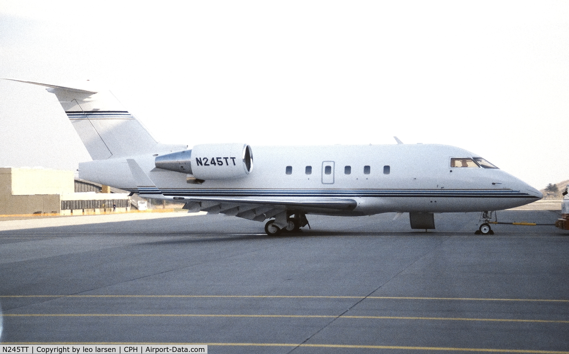 N245TT, 1986 Bombardier CL-601-3A Challenger C/N 5001, Copenhagen 9.3.1995