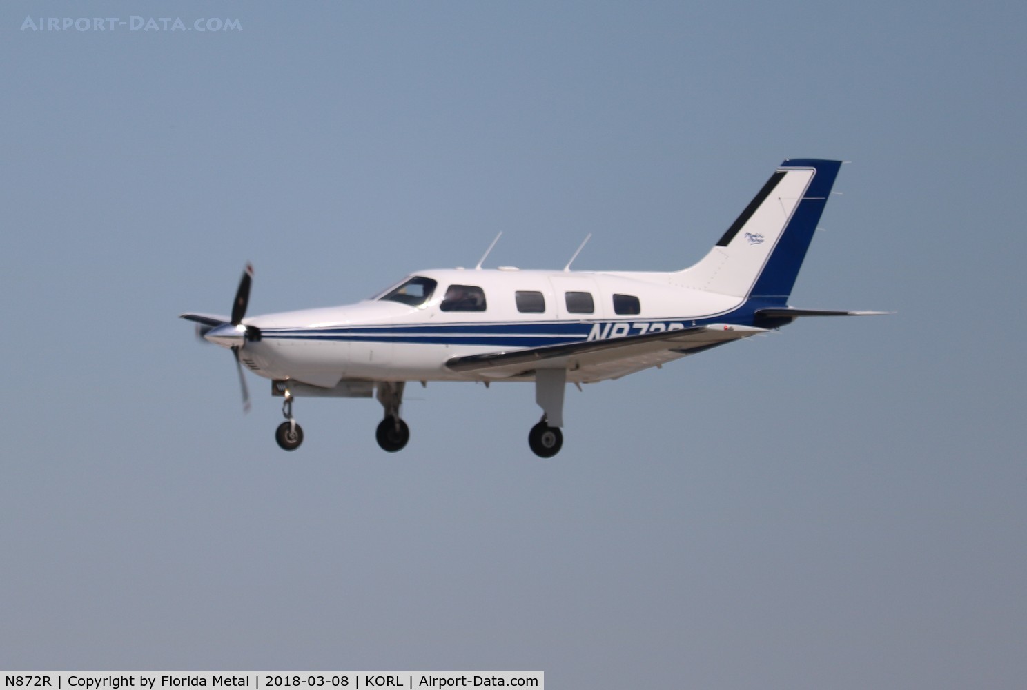 N872R, 1989 Piper PA-46-350P Malibu Mirage C/N 4622028, ORL spotting 2018