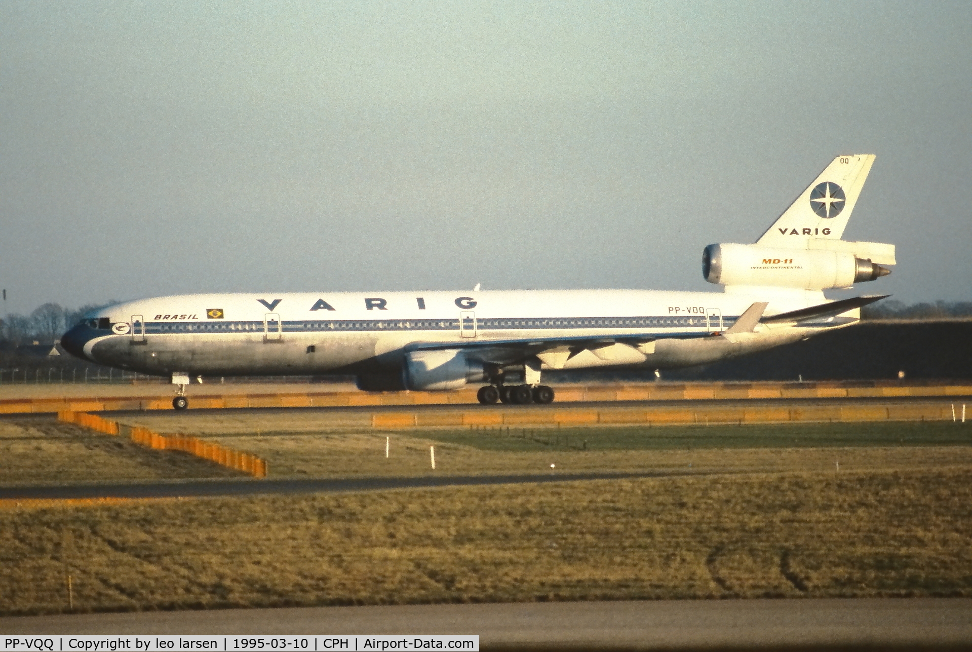 PP-VQQ, 1991 McDonnell Douglas MD-11 C/N 48435, Copenhagen 10.3.1995