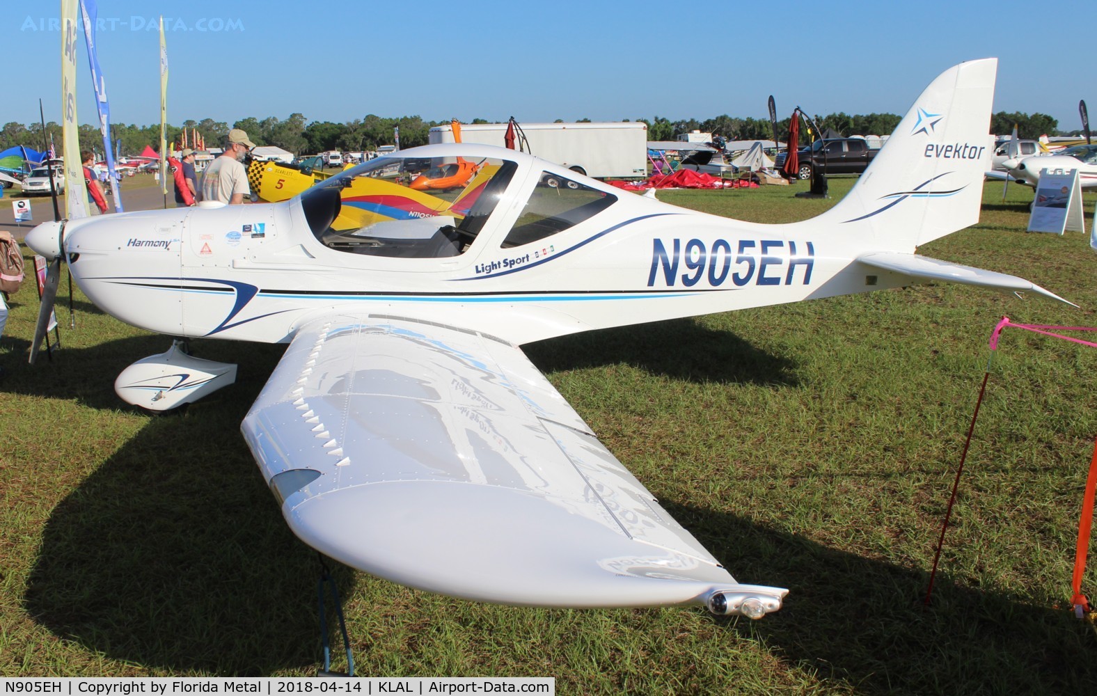 N905EH, Evektor-Aerotechnik Harmony LSA C/N 2011 1413, SNF LAL 2018