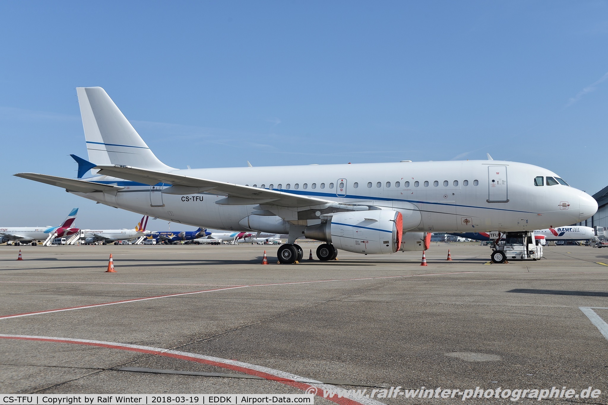 CS-TFU, 2005 Airbus A319-115LR C/N 2440, Airbus A319-115LR - WHT White Airways - 2440 - CS-TFU - 19.03.2018 - CGN