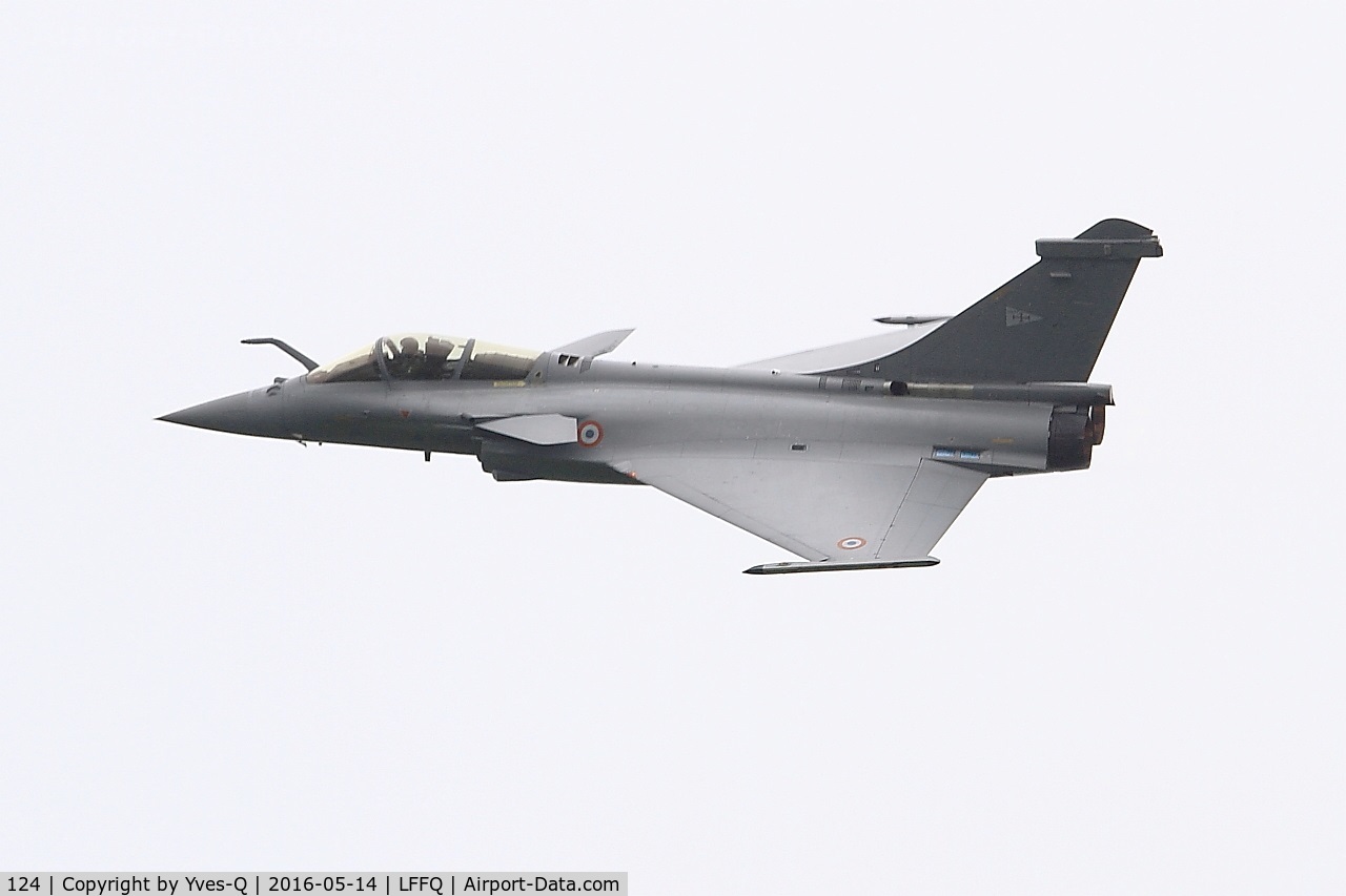 124, Dassault Rafale C C/N 124, Dassault Rafale C, On display, La Ferté-Alais airfield (LFFQ) Air show 2016