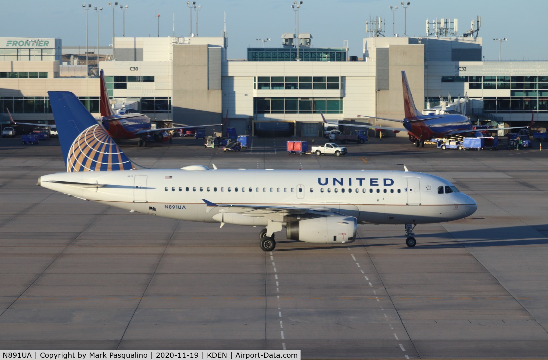 N891UA, 2006 Airbus A319-132 C/N 2901, Airbus A319-132