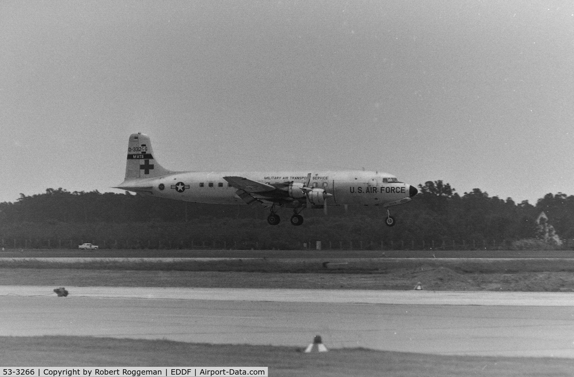 53-3266, 1953 Douglas VC-118A Liftmaster (DC-6A) C/N 44637, MATS.MID 1960's.