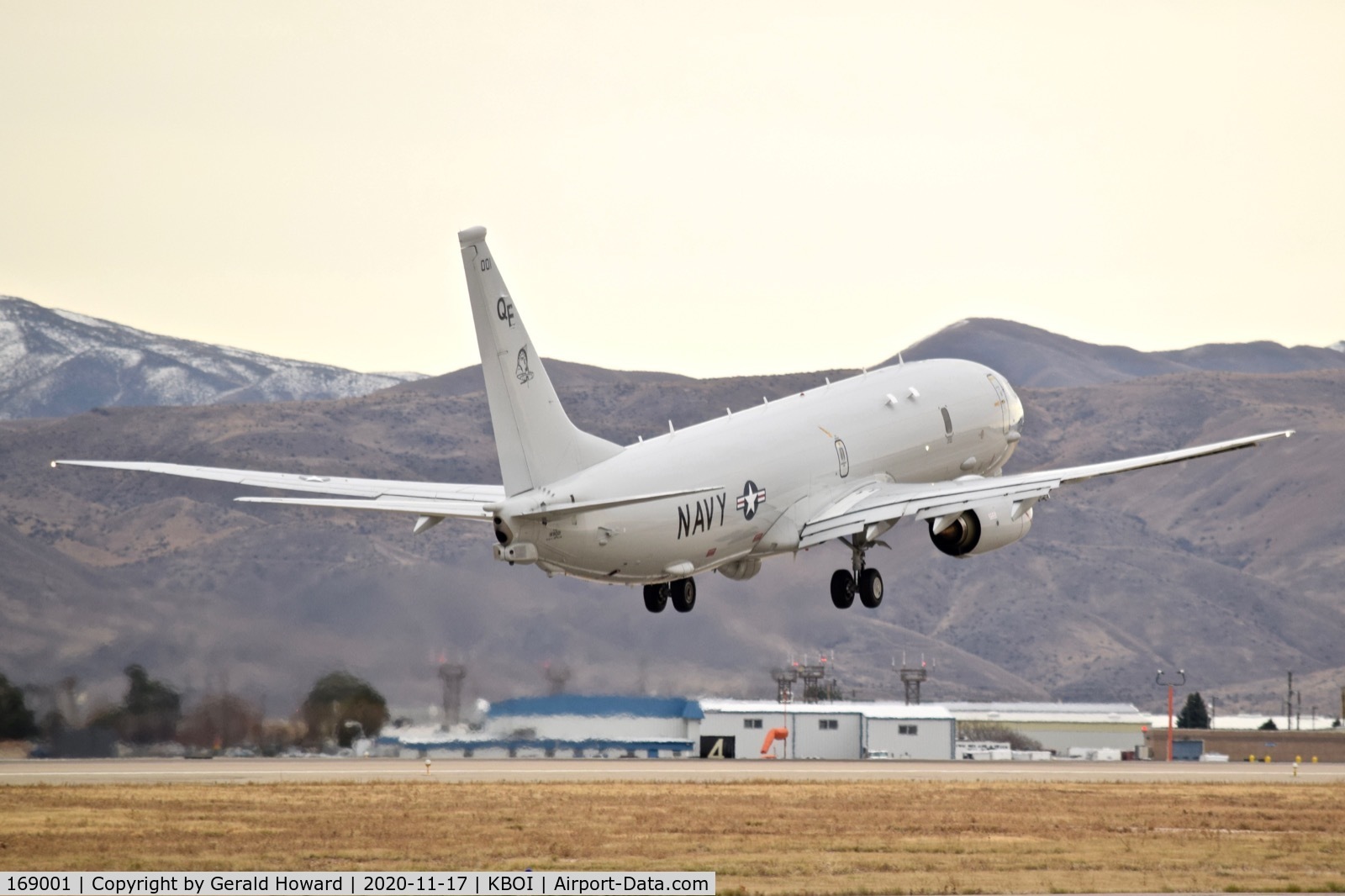 169001, 2016 Boeing P-8A Poseidon C/N 44952, Take off from 10R.