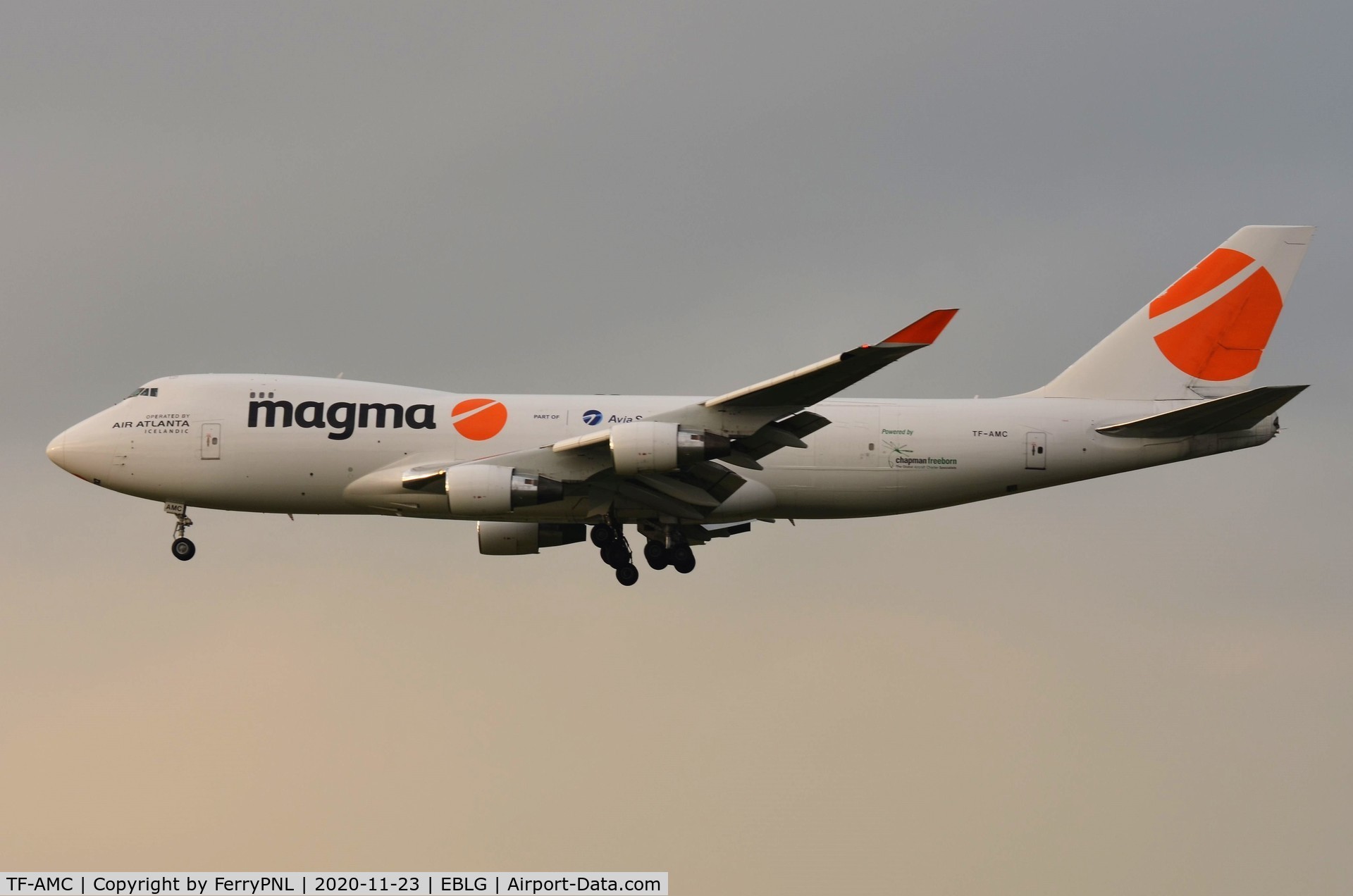 TF-AMC, 1994 Boeing 747-412F C/N 26563, Magma B744F arriving from JFK