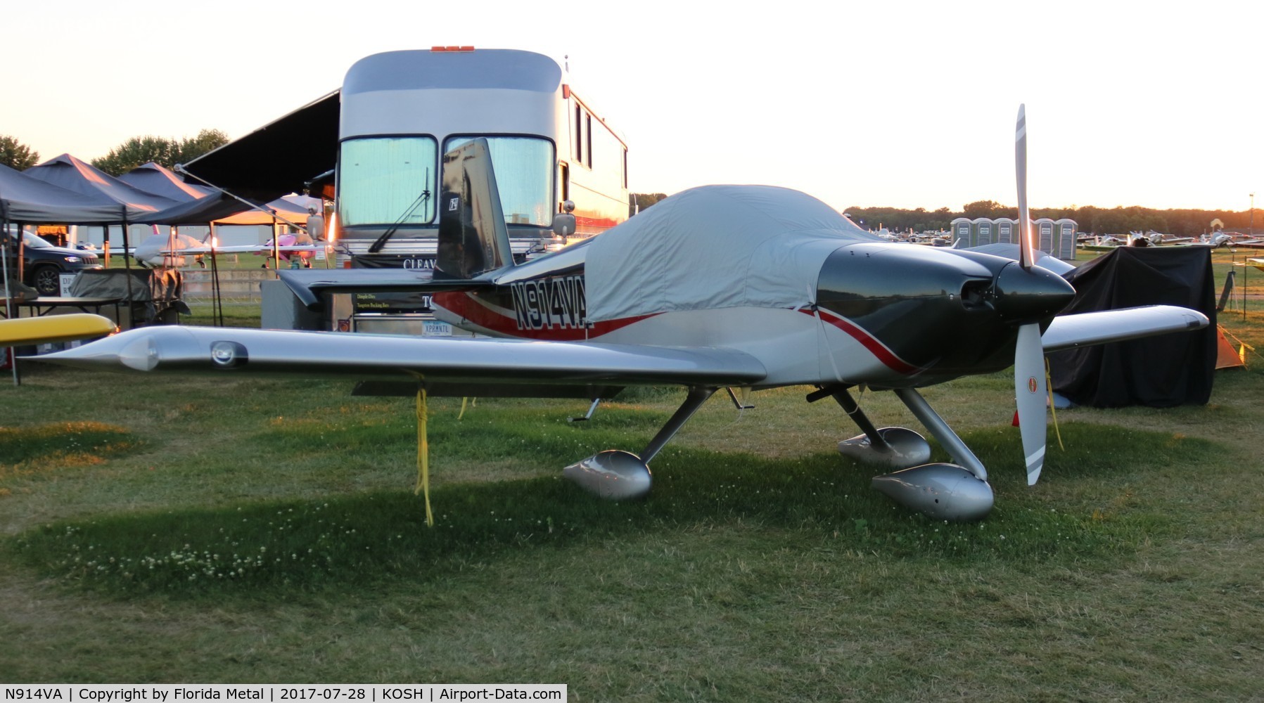 N914VA, 2015 Vans RV-14A C/N 140002, EAA OSH 2017