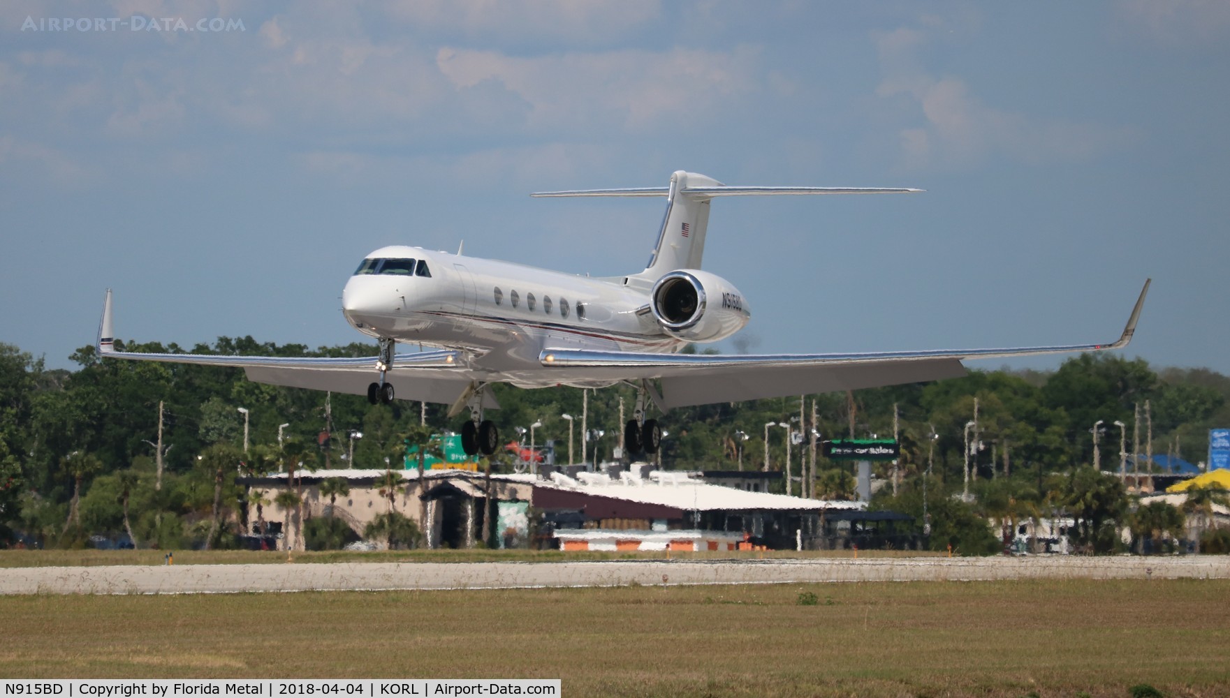 N915BD, 2002 Gulfstream Aerospace G-V C/N 690, ORL spotting 2018