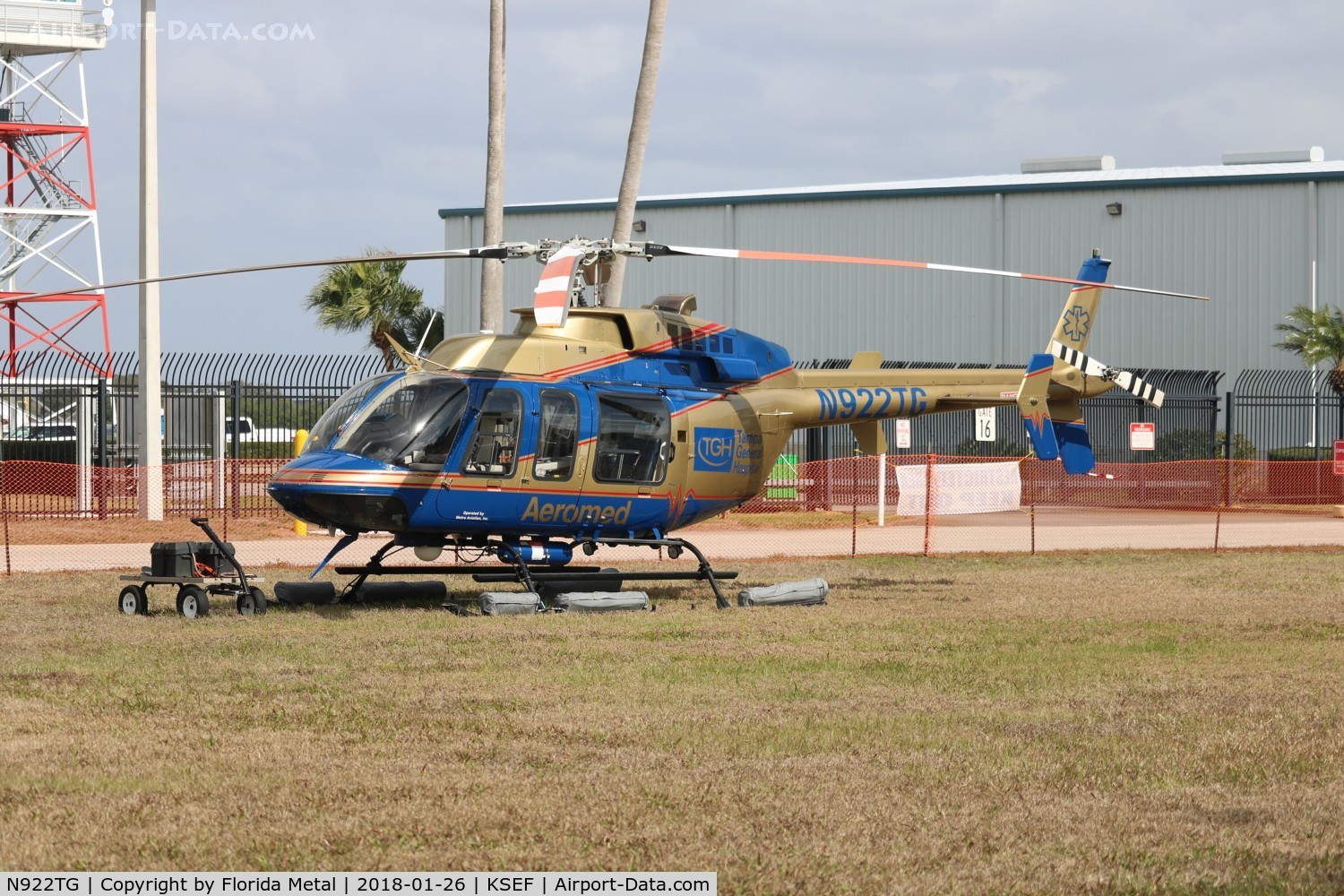 N922TG, 2012 Bell 407 C/N 54375, Sebring 2018