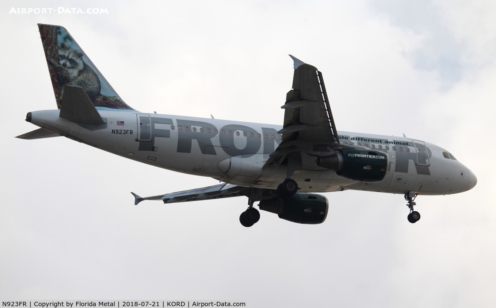 N923FR, 2003 Airbus A319-111 C/N 2019, ORD spotting 2018