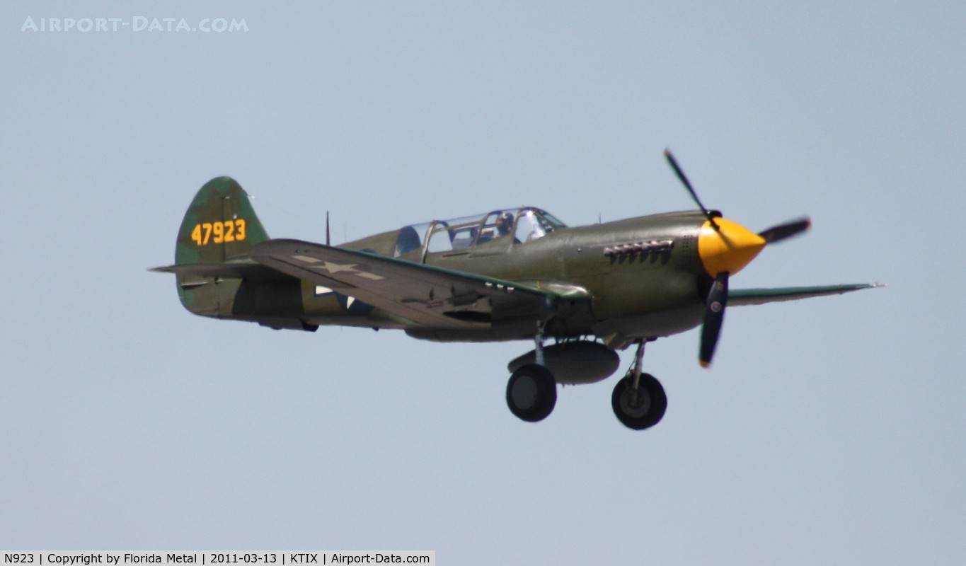 N923, 1944 Curtiss TP-40N Warhawk C/N 33915, TICO 2011