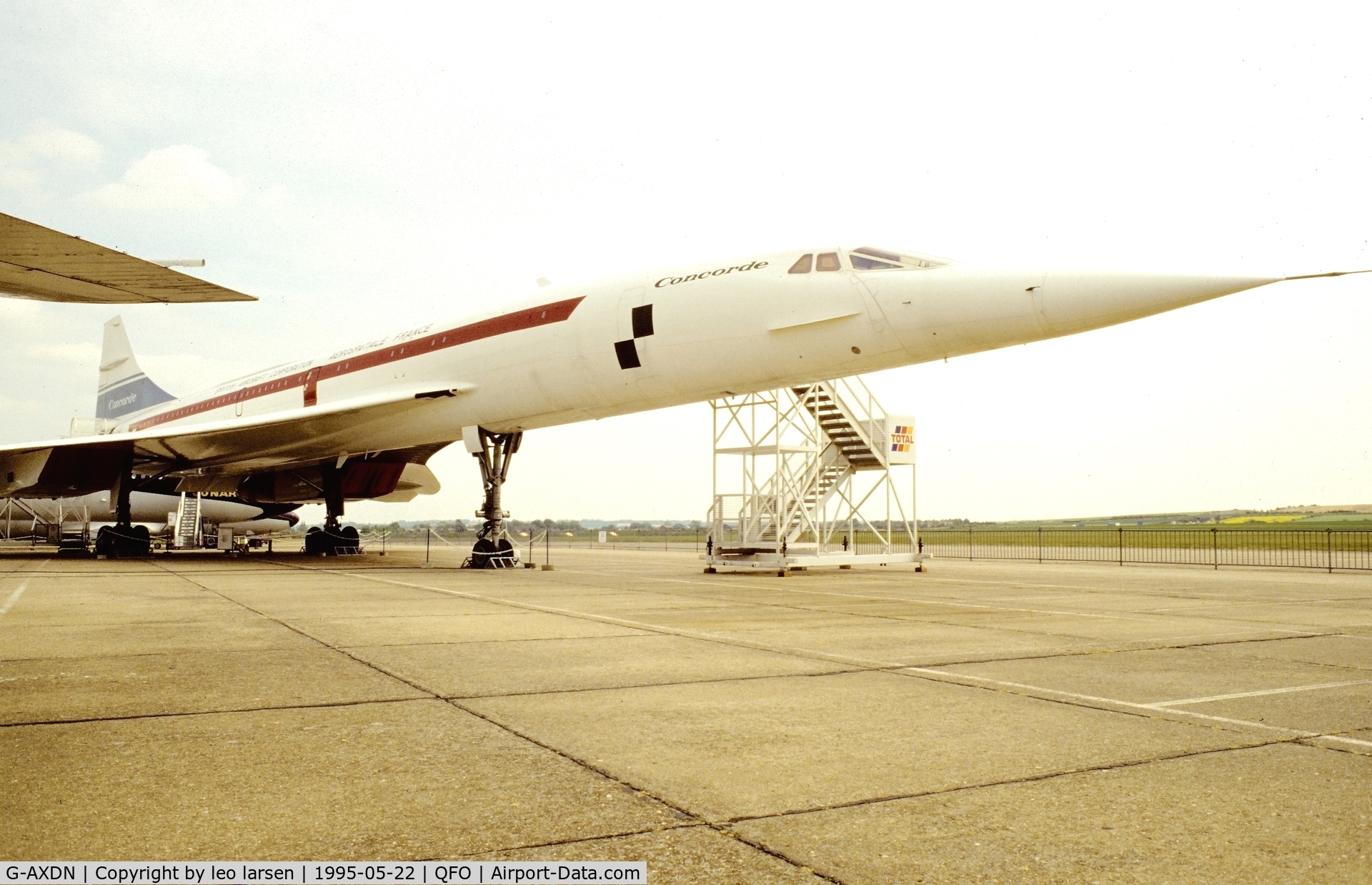 G-AXDN, 1968 Aerospatiale-BAC Concorde Prototype C/N 01/13522, Duxford 22.5.1995