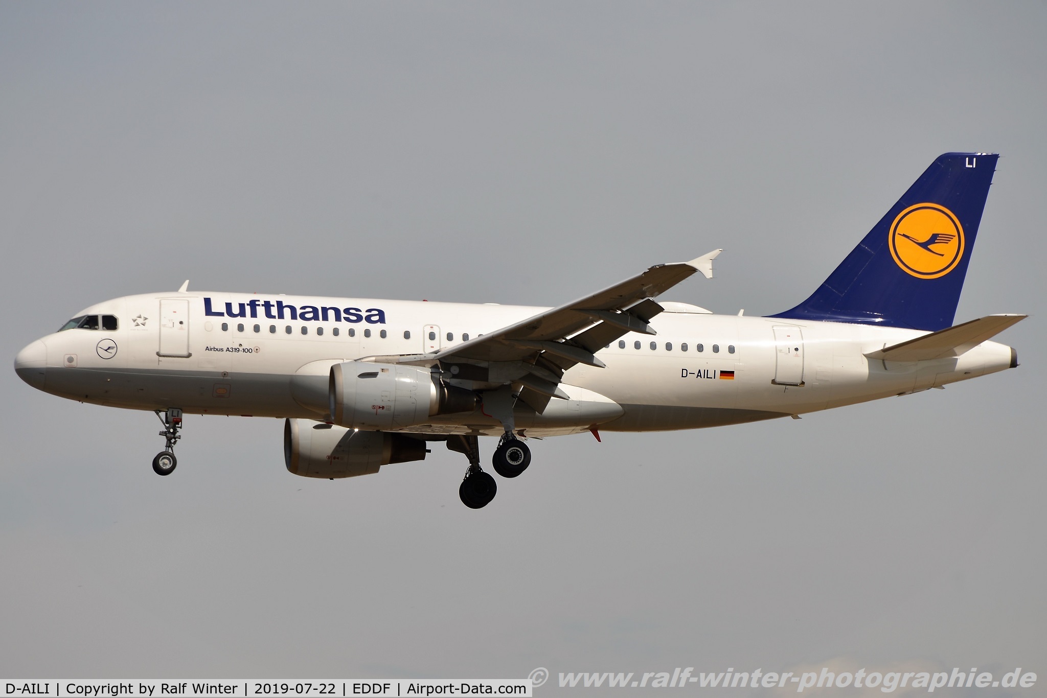 D-AILI, 1997 Airbus A319-114 C/N 651, Airbus A319-114 - LH DLH Lufthansa 'Ingolstadt' - 651 - D-AILI - 22.07.2019 - FRA