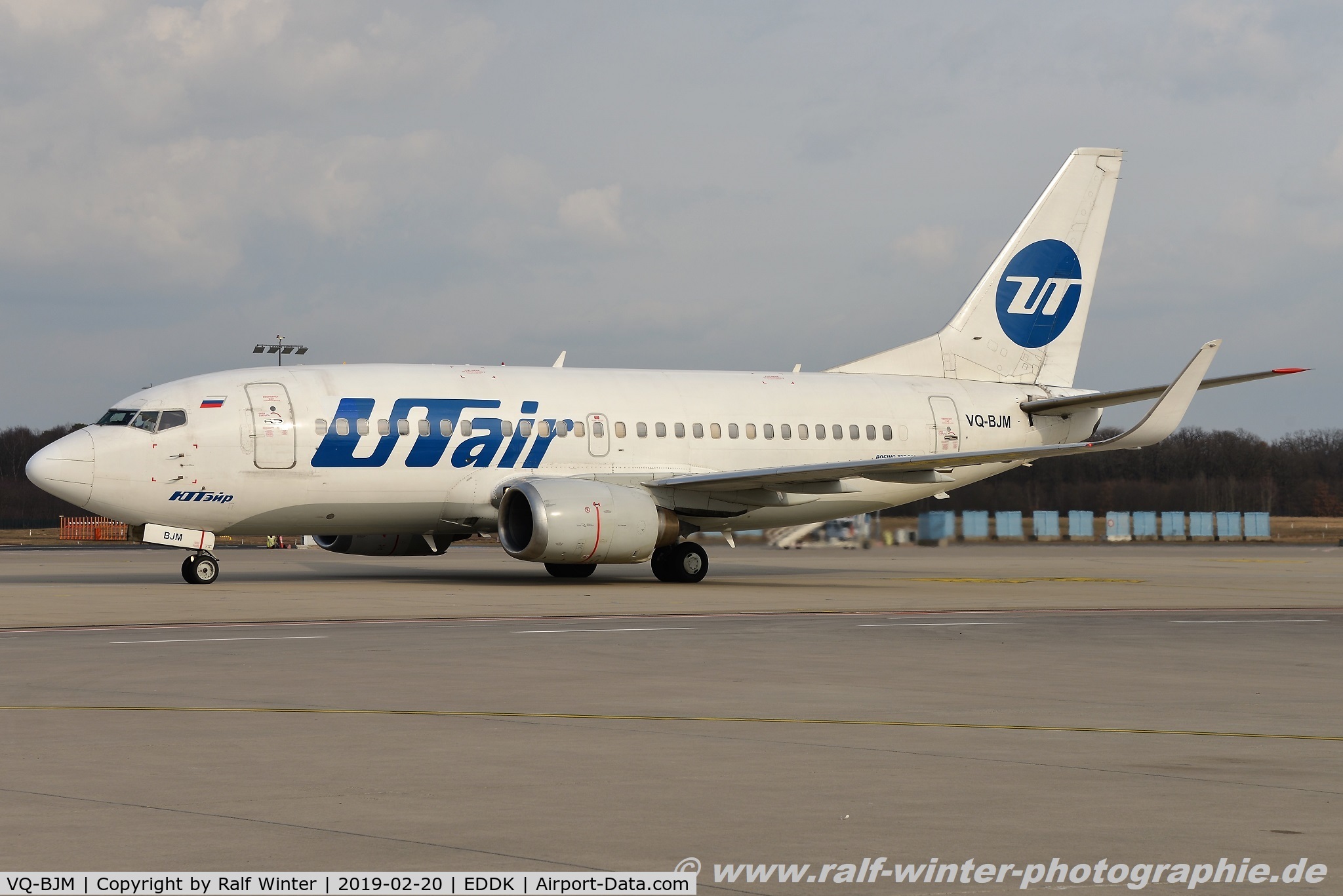 VQ-BJM, 1997 Boeing 737-524 C/N 28912, Boeing 737-524 - UT UTA UTair - 28912 - VQ-BJM - 20.02.2019 - CGN