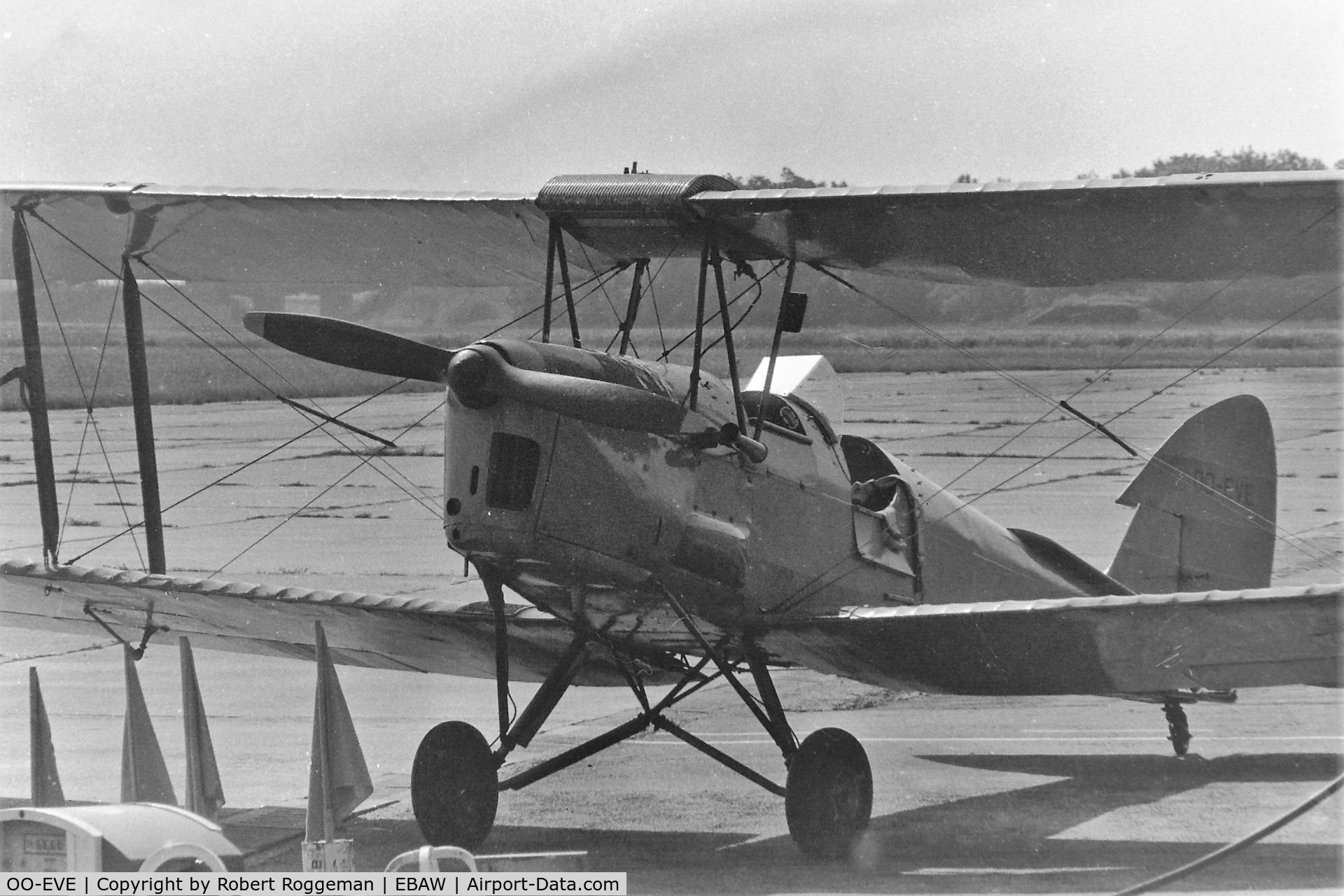 OO-EVE, De Havilland DH-82A Tiger Moth II C/N 85953, MID 1960's.