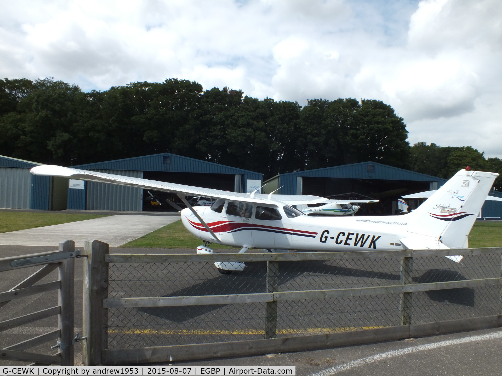 G-CEWK, 1999 Cessna 172S Skyhawk SP C/N 172S8294, G-CEWK at Cotswold Airport.