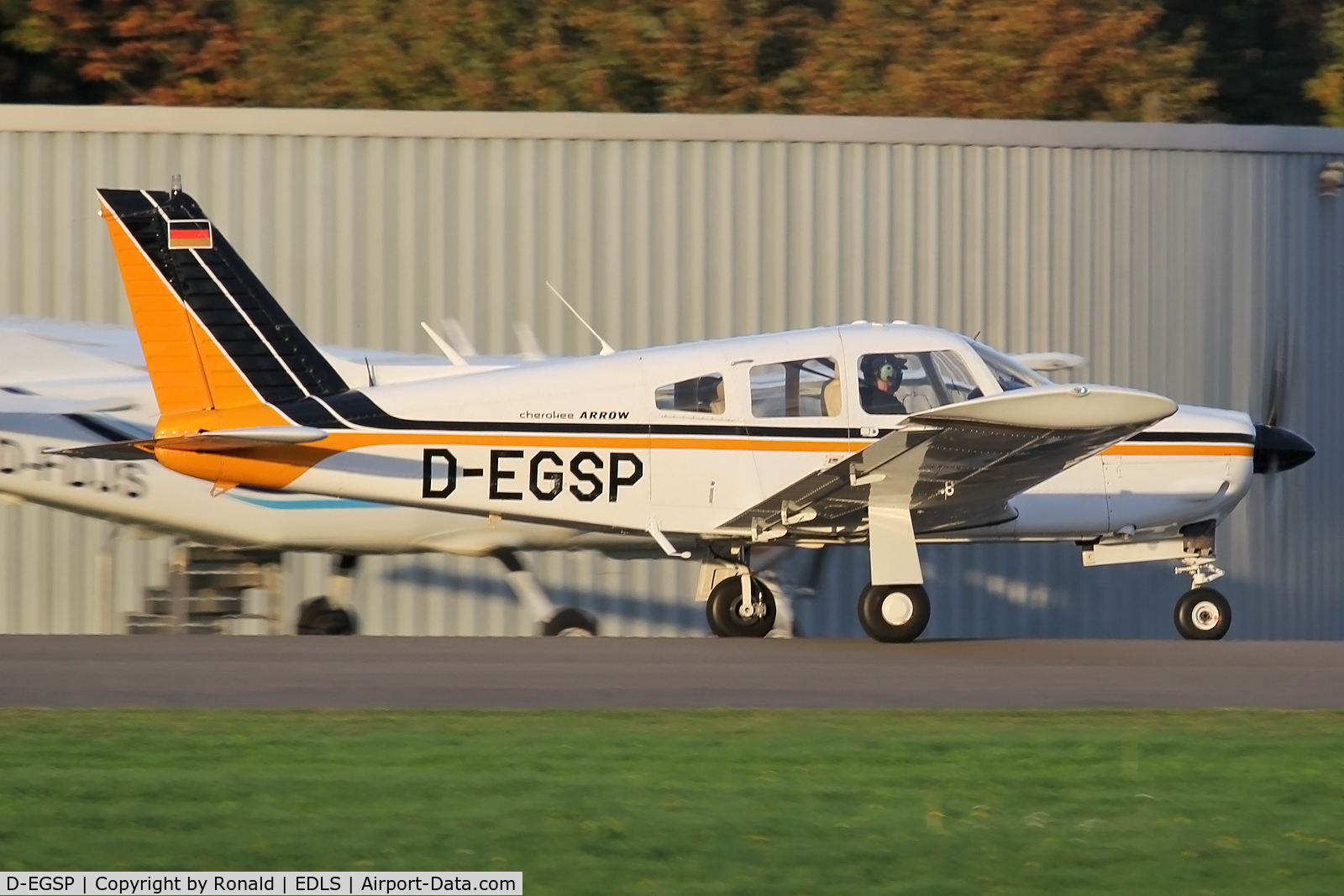 D-EGSP, Piper PA-28R-200 Cherokee Arrow C/N 28R-7535299, at stadtlohn