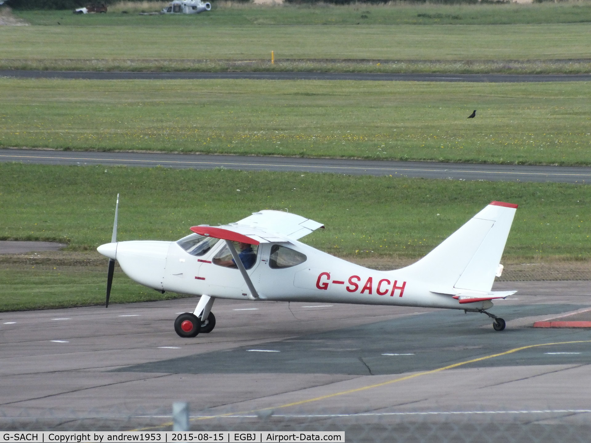 G-SACH, 2002 Stoddard-Hamilton Glastar C/N PFA 295-13088, G-SACH at Gloucestershire Airport.