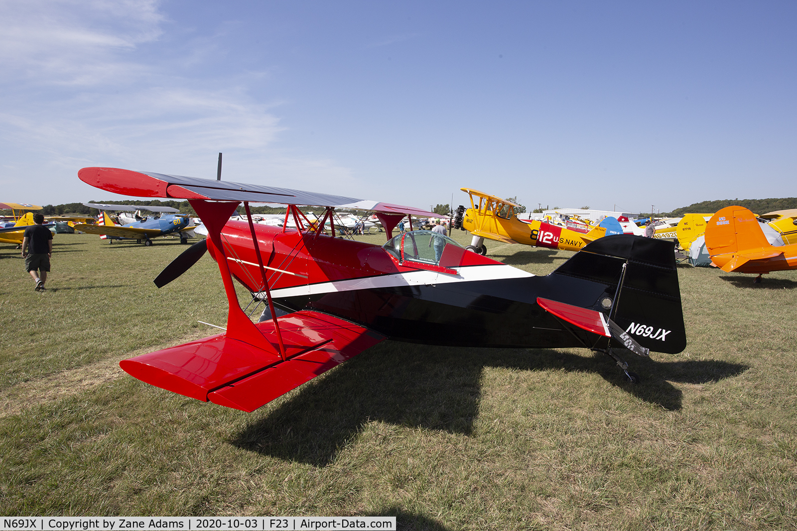 N69JX, 2017 AEROBATIC AIRCRAFT TEXAS INC PITTS S2S C/N SN69, 2020 Ranger Antique Airfield Fly-In, Ranger, TX