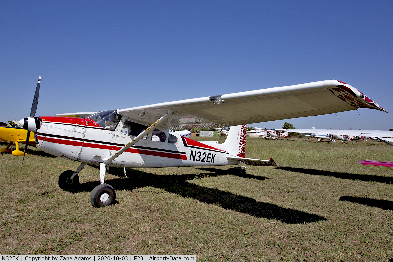 N32EK, 1963 Cessna 180F C/N 18051264, 2020 Ranger Antique Airfield Fly-In, Ranger, TX