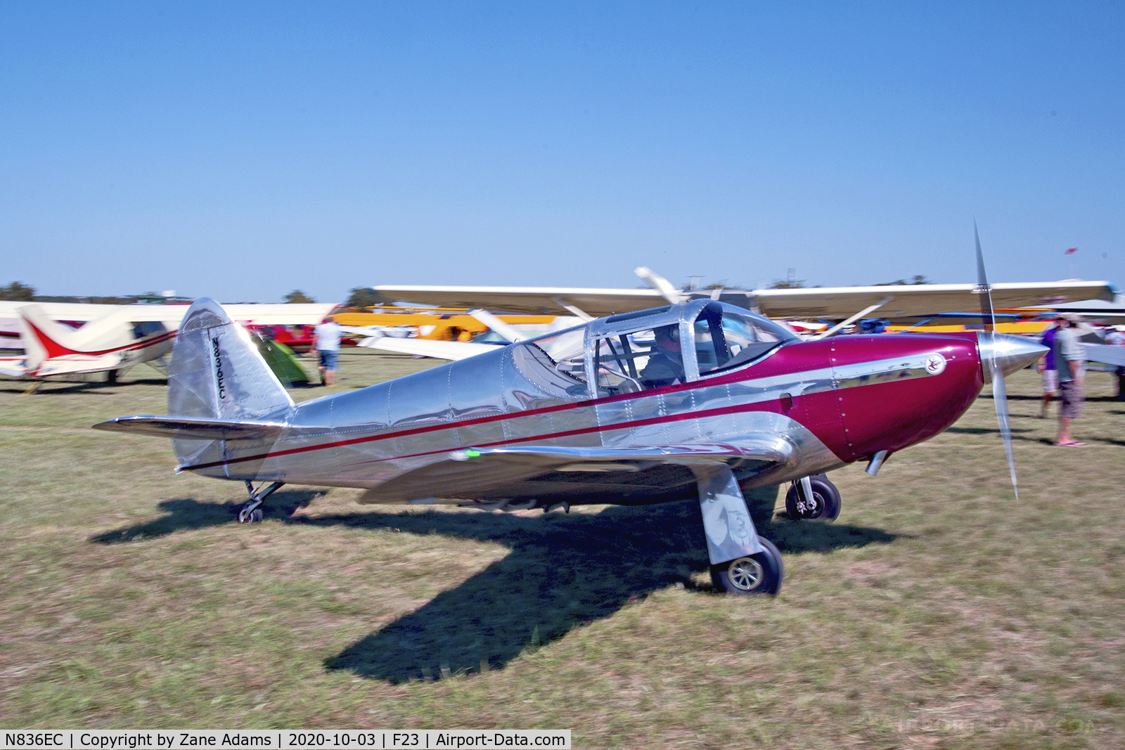 N836EC, 1946 Temco GC-1B Swift C/N 1452, 2020 Ranger Antique Airfield Fly-In, Ranger, TX
