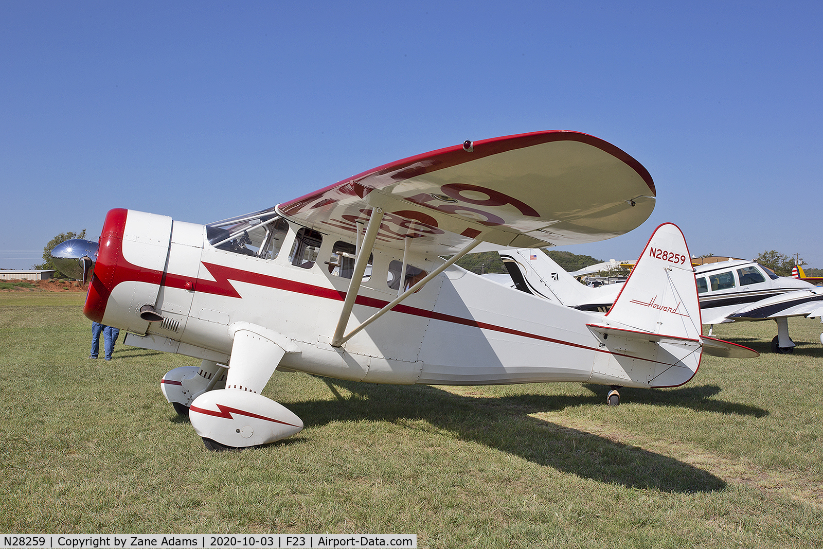 N28259, 1941 Howard Aircraft DGA-15P C/N 548, 2020 Ranger Antique Airfield Fly-In, Ranger, TX