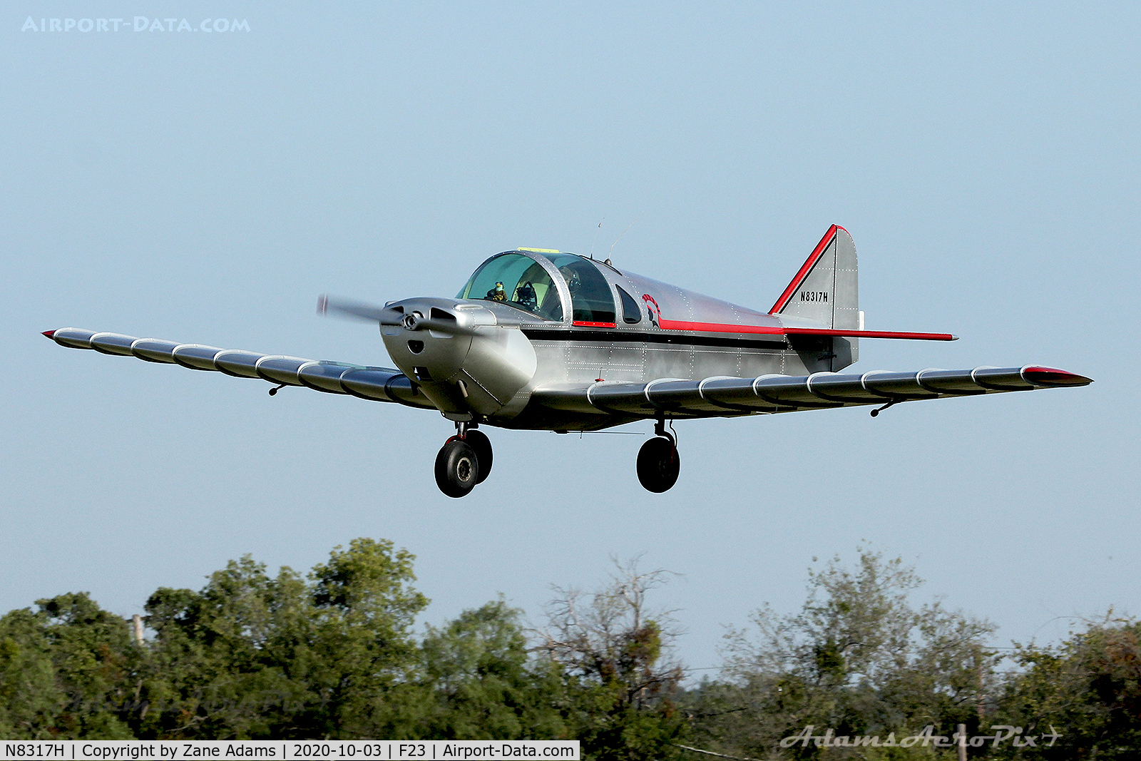 N8317H, 1948 Emigh Trojan A-2 C/N 20, 2020 Ranger Antique Airfield Fly-In, Ranger, TX