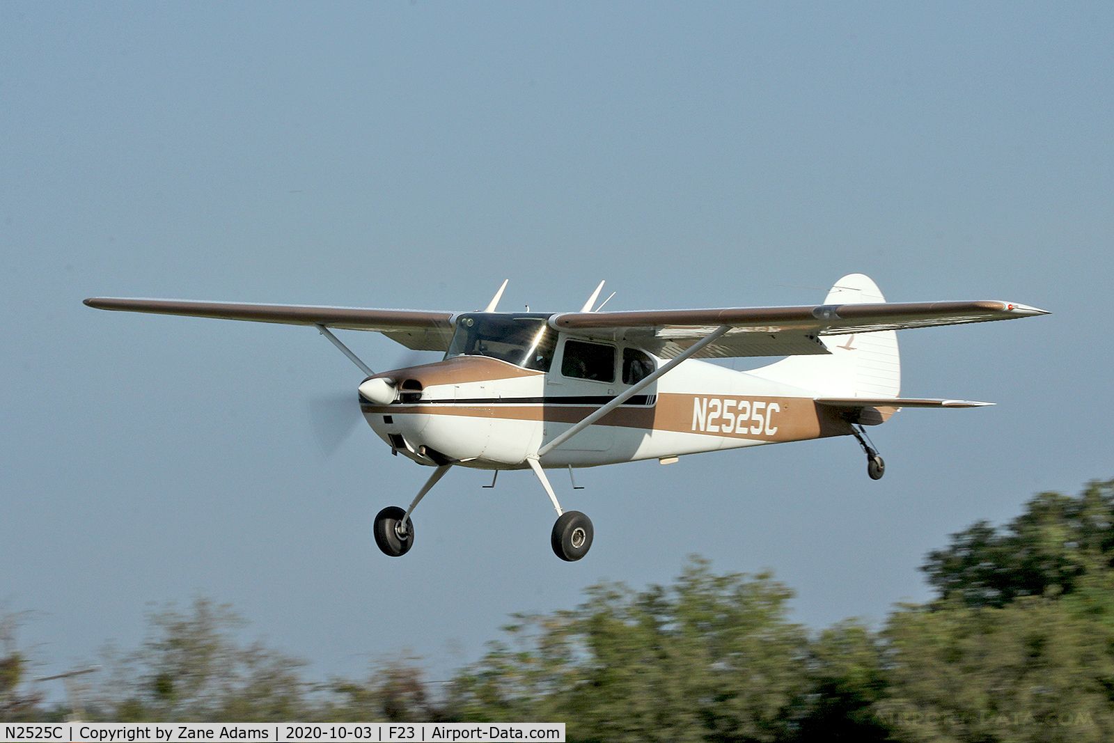 N2525C, 1954 Cessna 170B C/N 26169, 2020 Ranger Antique Airfield Fly-In, Ranger, TX