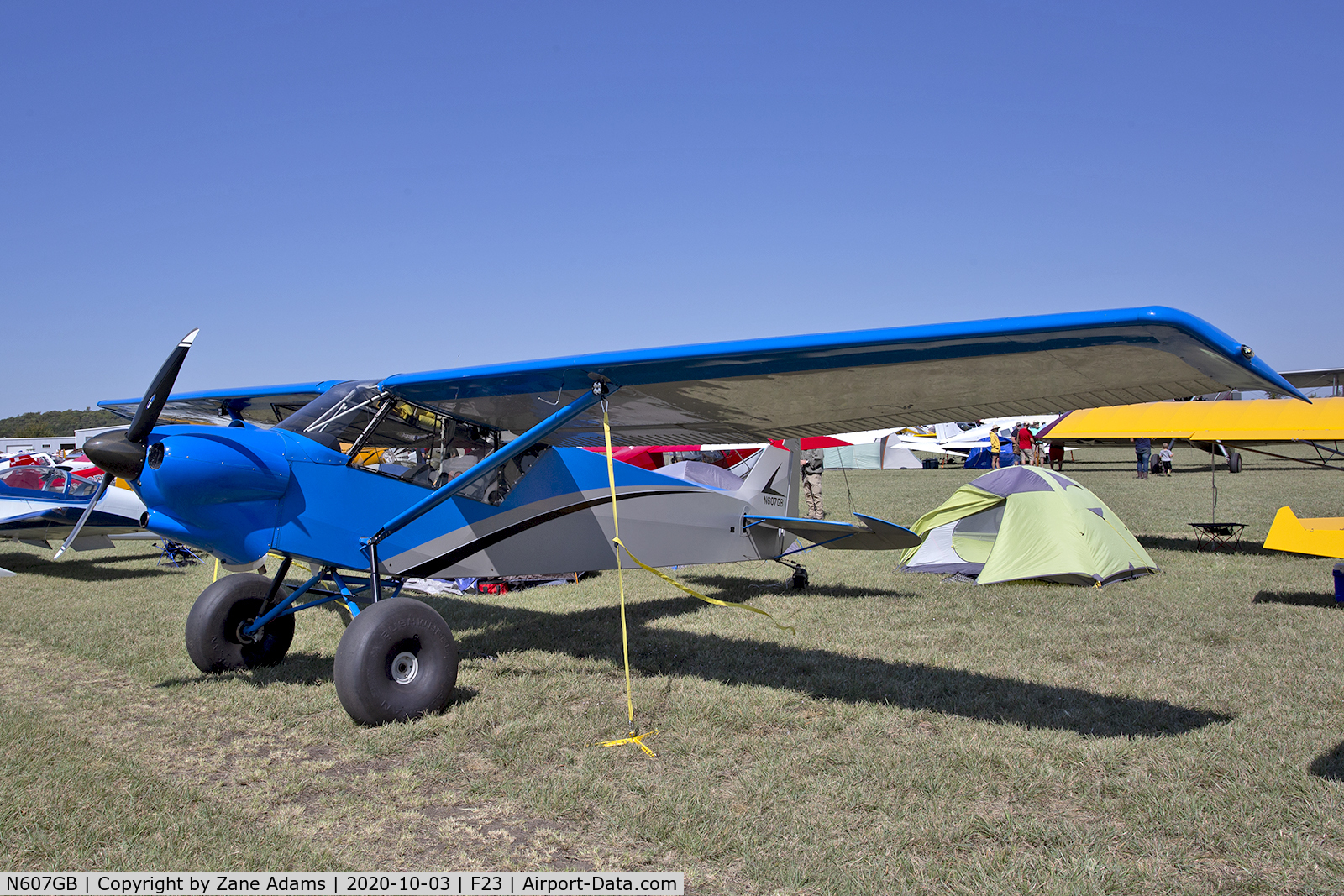N607GB, 2019 Badlands Traveler 2 C/N 005, 2020 Ranger Antique Airfield Fly-In, Ranger, TX