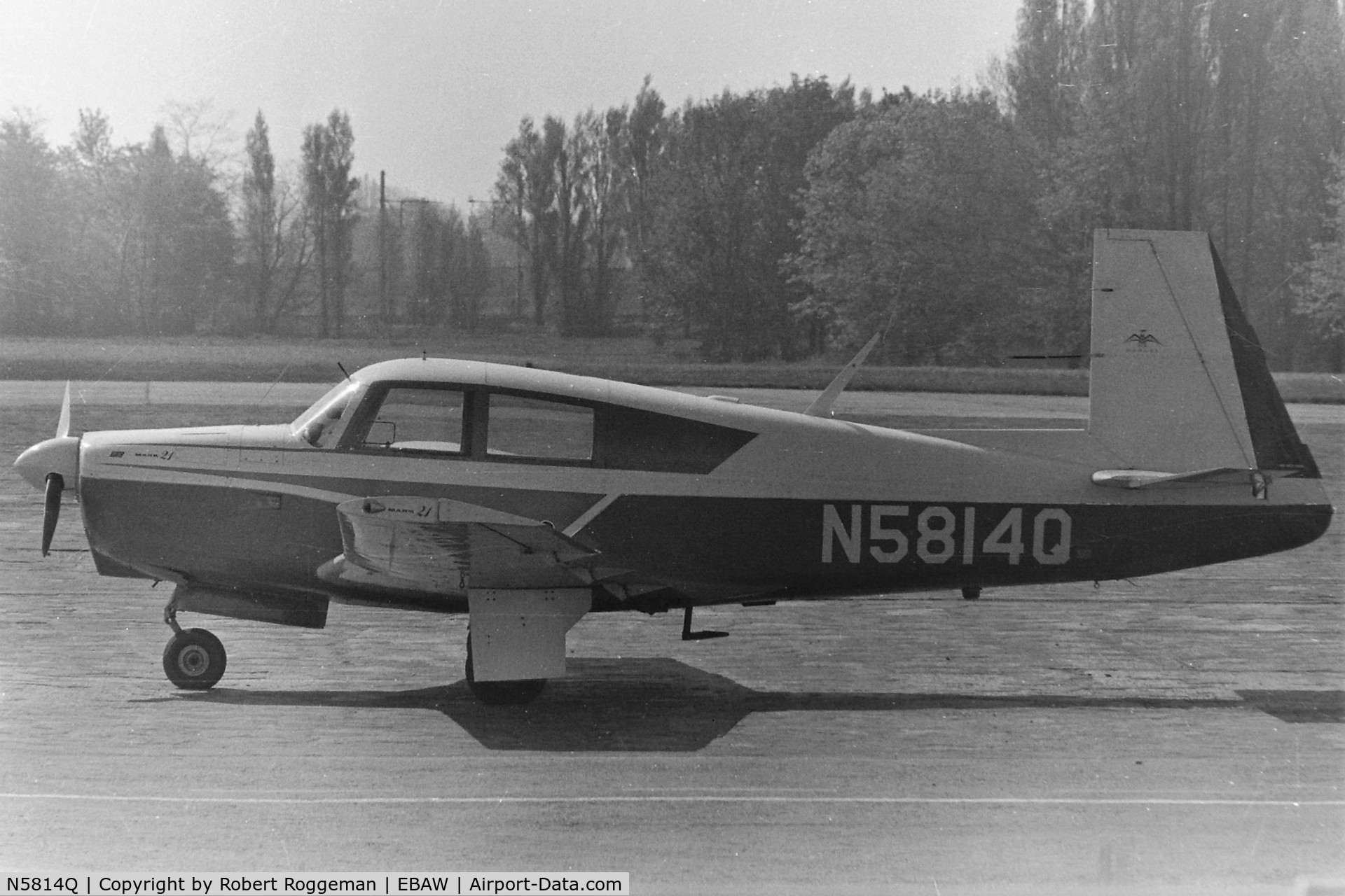 N5814Q, 1965 Mooney M20C Ranger C/N 3116, MID 1960's.