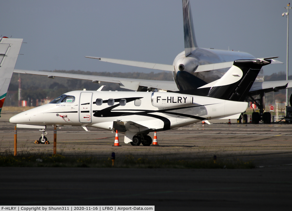 F-HLRY, 2014 Embraer EMB-500 Phenom 100 C/N 50000354, Parked at the General Aviation area...