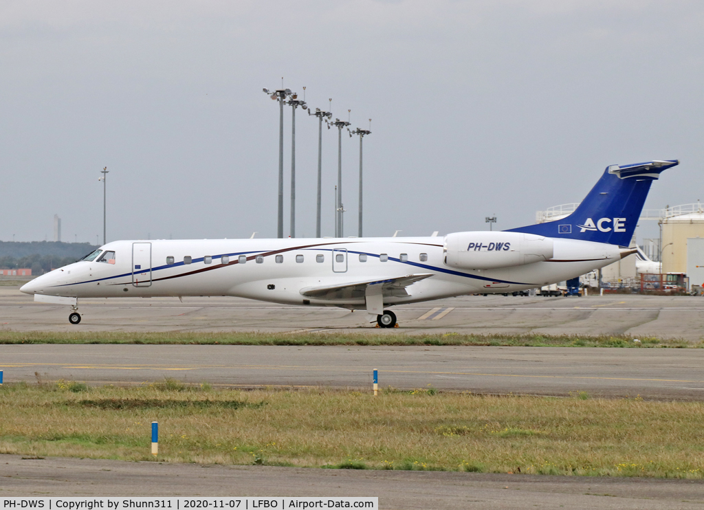 PH-DWS, 2000 Embraer ERJ-135LR (EMB-135LR) C/N 145343, Parked at the General Aviation area...
