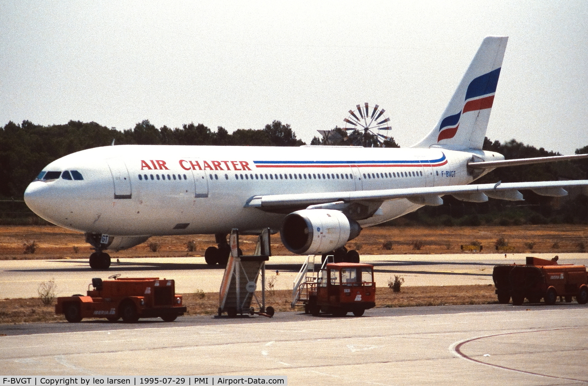 F-BVGT, 1982 Airbus A300B4-203 C/N 183, Palma de Mallorca 29.7.1995