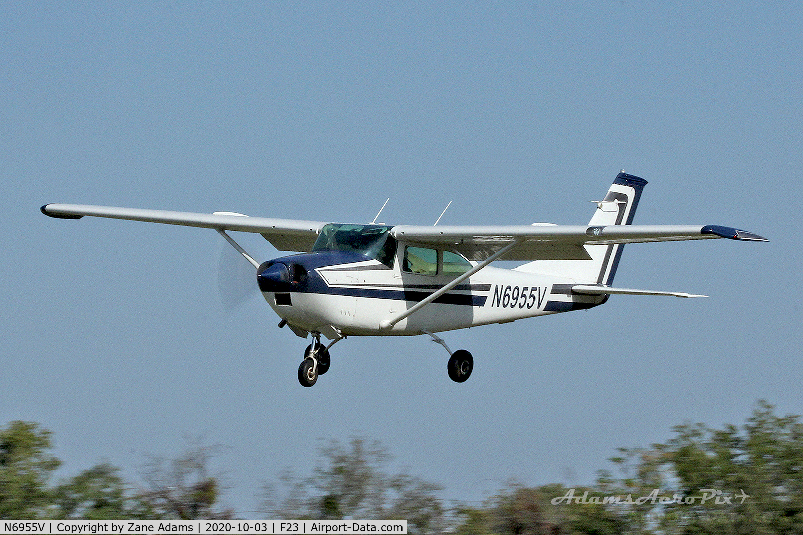 N6955V, 1965 Cessna 182H Skylane C/N 18256630, 2020 Ranger Antique Airfield Fly-In, Ranger, TX