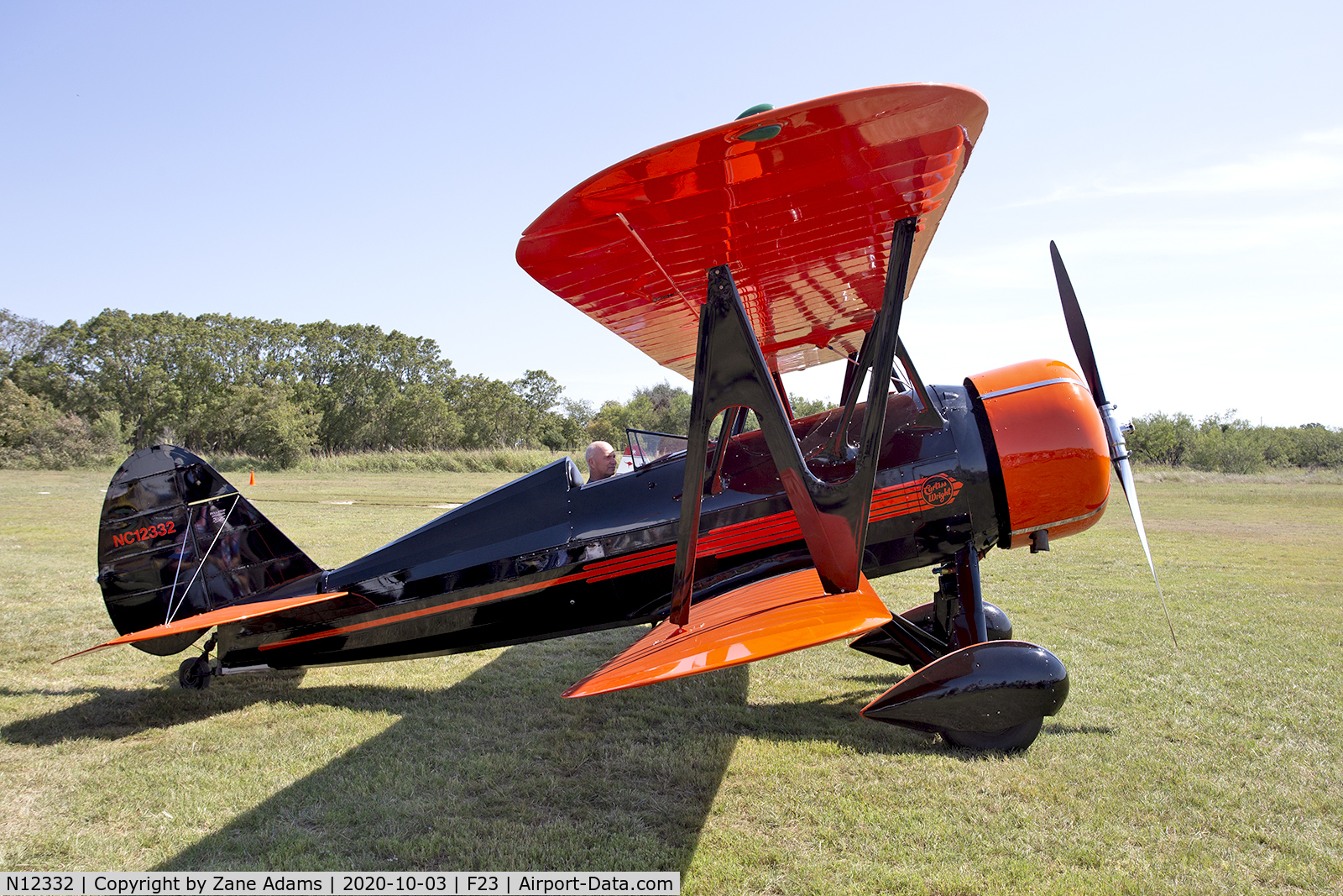 N12332, Curtiss-Wright Travel Air B-14-B C/N 2010, 2020 Ranger Antique Airfield Fly-In, Ranger, TX