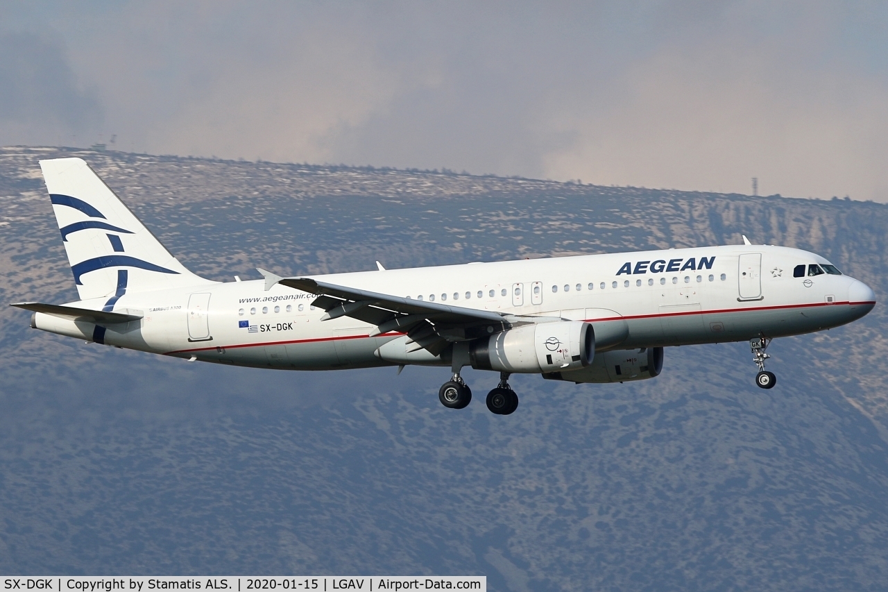 SX-DGK, 2009 Airbus A320-232 C/N 3748, Aegean Airlines
