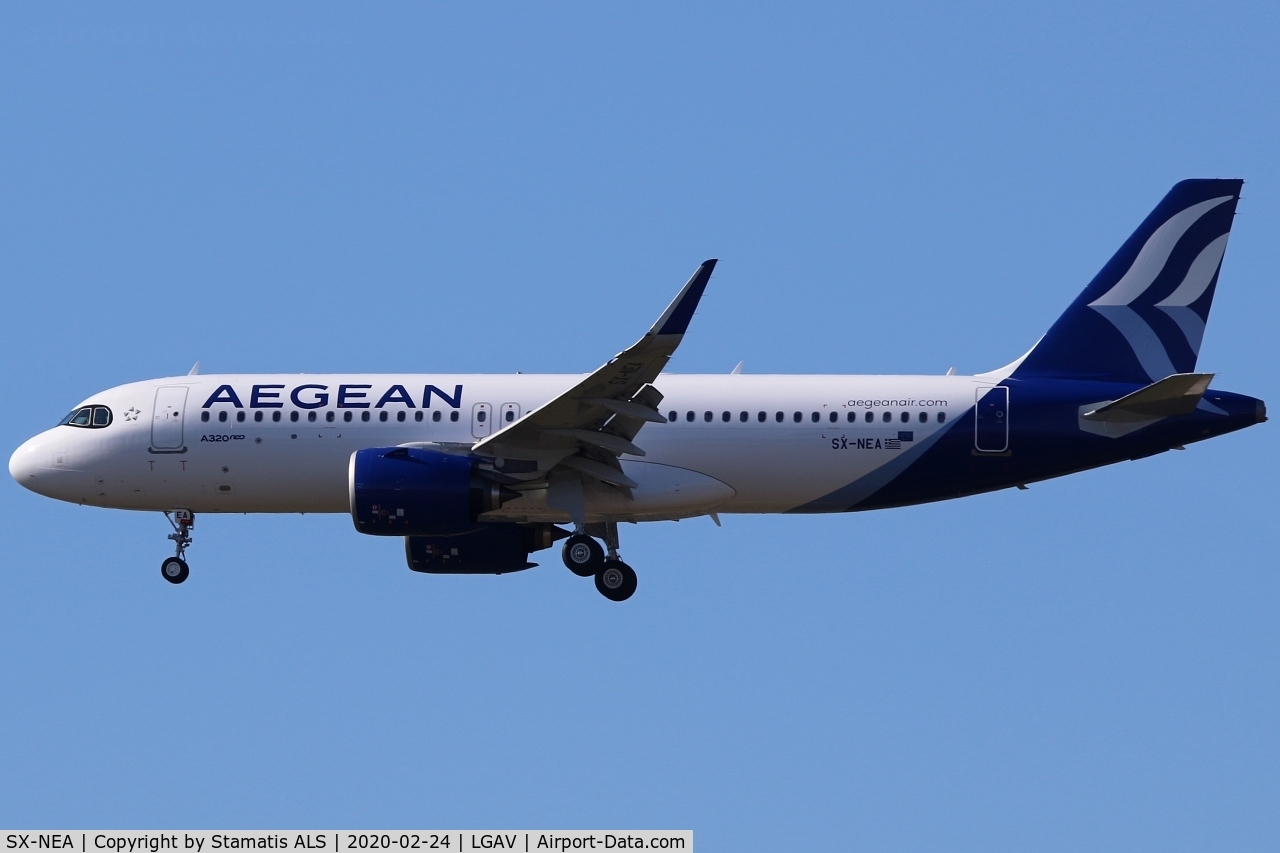 SX-NEA, 2020 Airbus A320-271N C/N 9497, Aegean Airlines