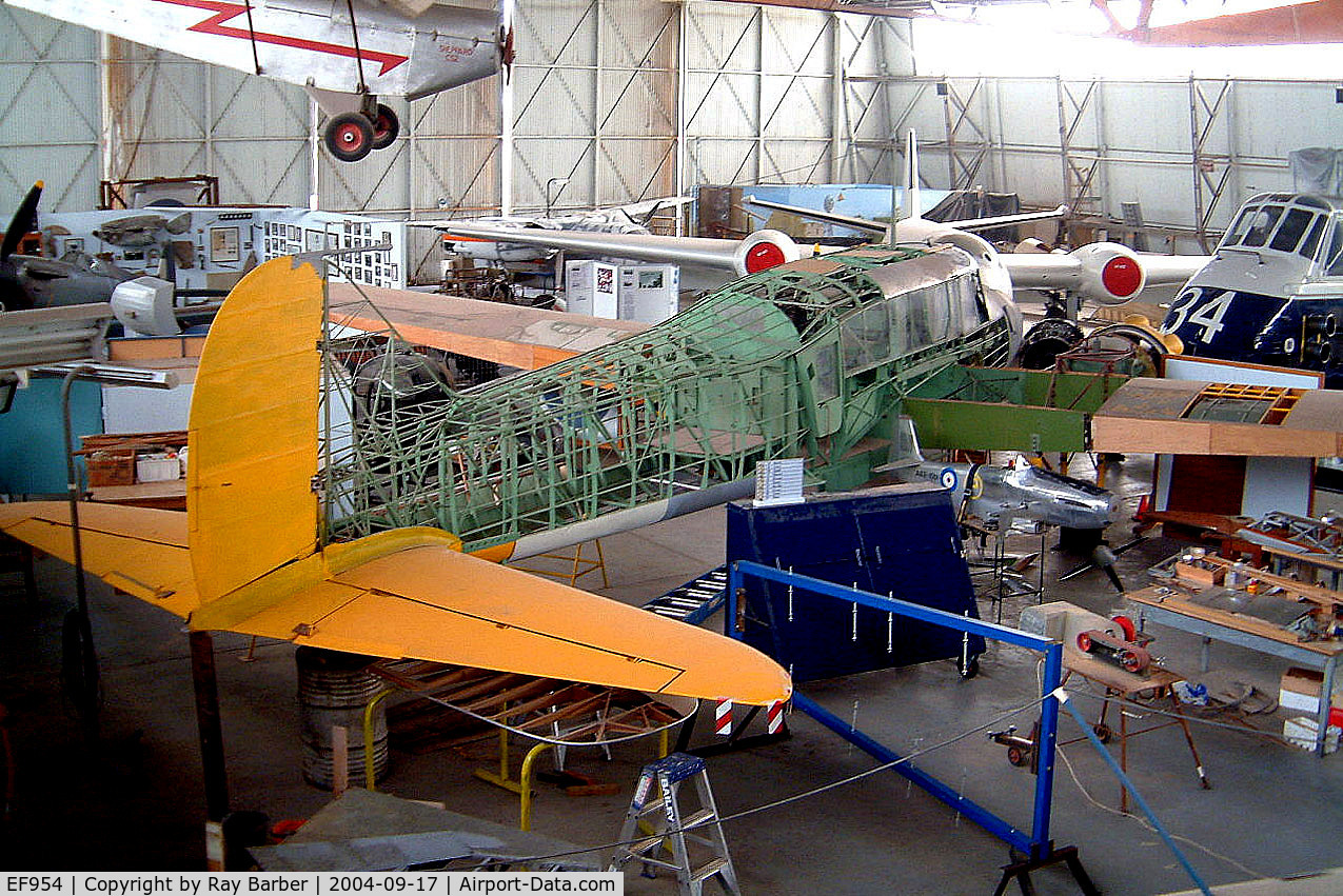 EF954, Avro 652A Anson I C/N Not found EF954, EF954   Avro Anson I [Unknown] (Ex Royal Australian Air Force / South Australian Aviation Museum) Port Adelaide~VH 17/09/2004