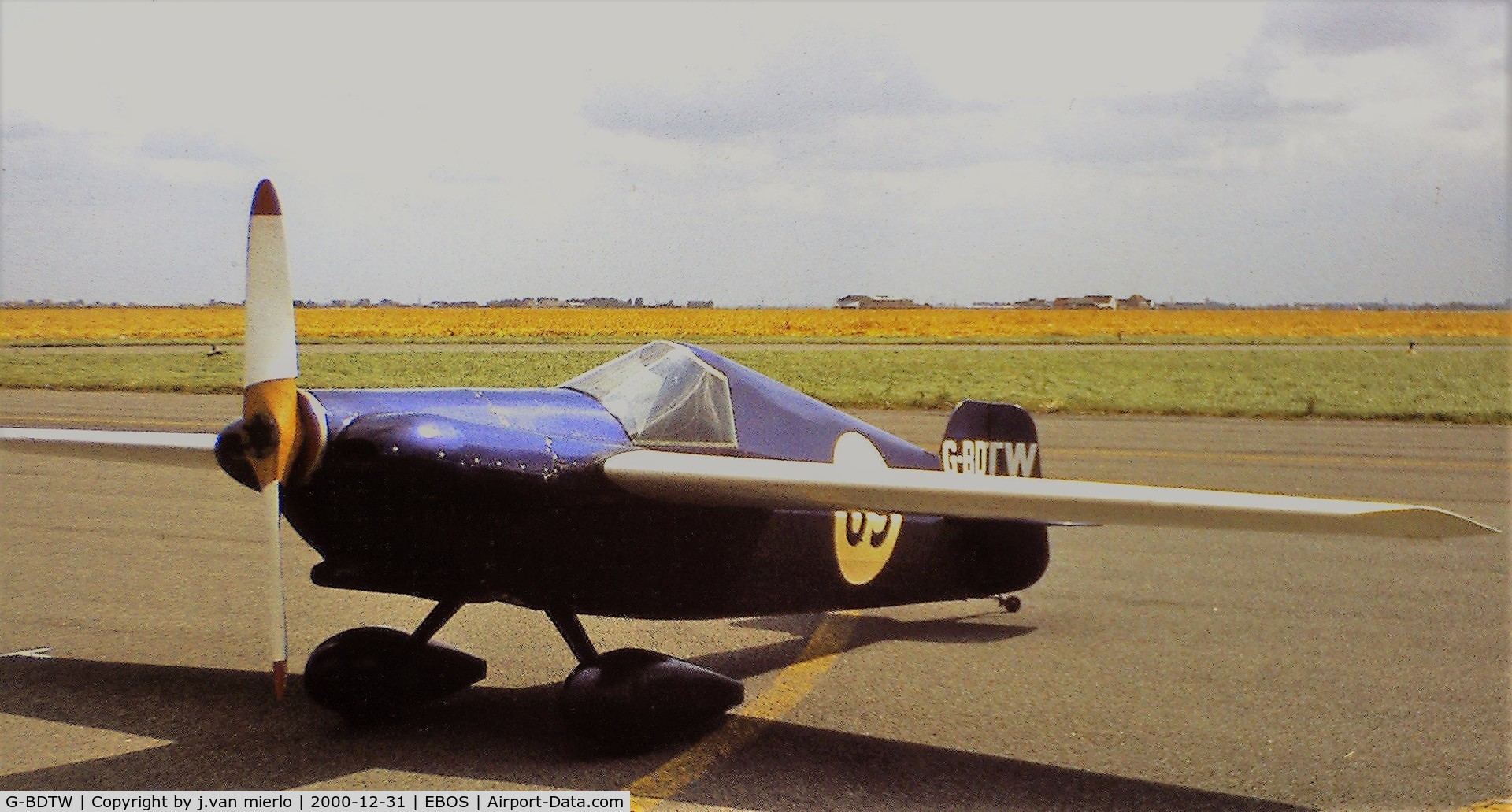 G-BDTW, 1977 Cassutt IIIM Racer C/N PFA 034-10102, scan from slide