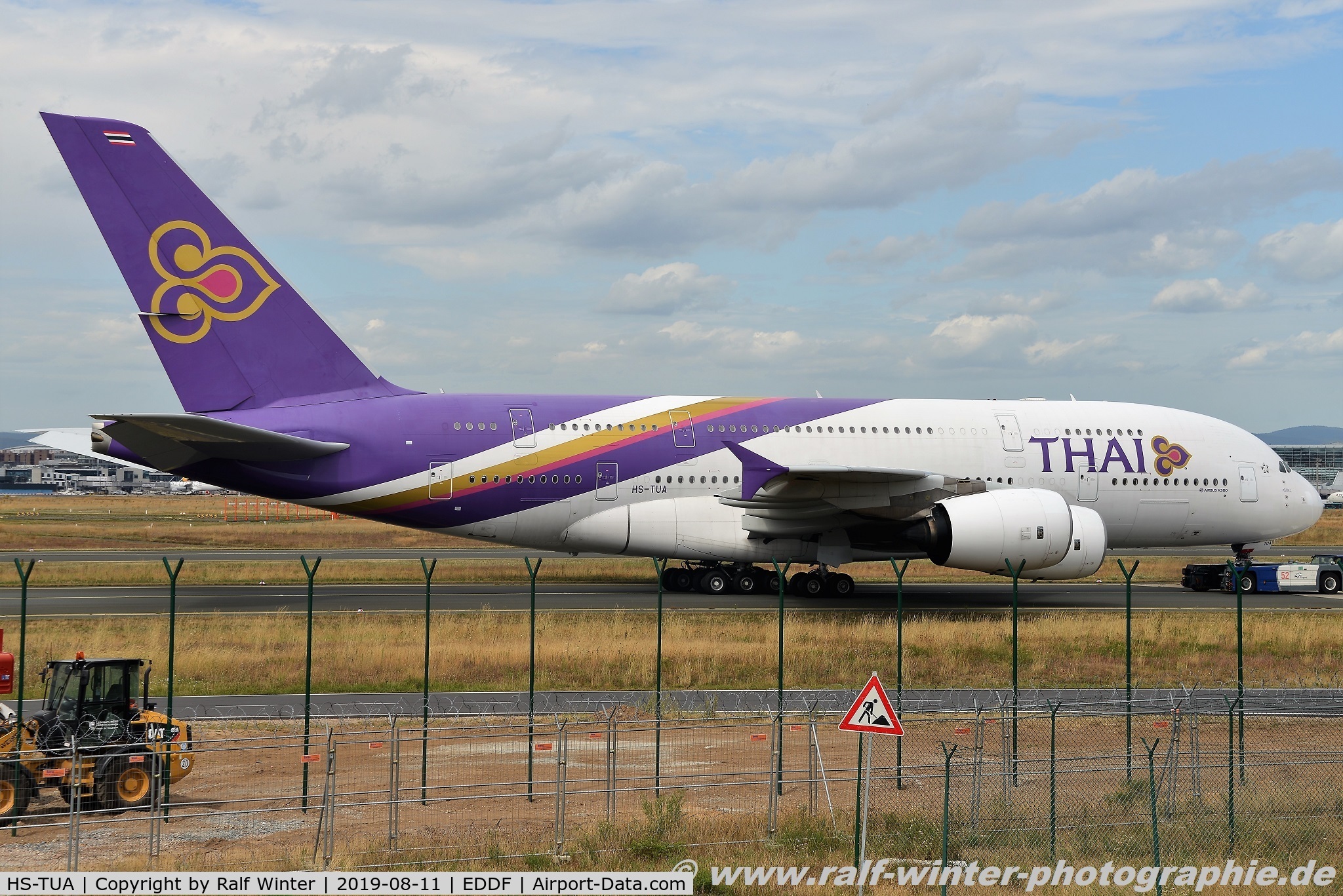 HS-TUA, 2012 Airbus A380-841 C/N 087, Airbus A380-841 - TG THA Thai Airways International 'Si Rattana' - 87 - HS-TUA - 11.08.2019 - FRA