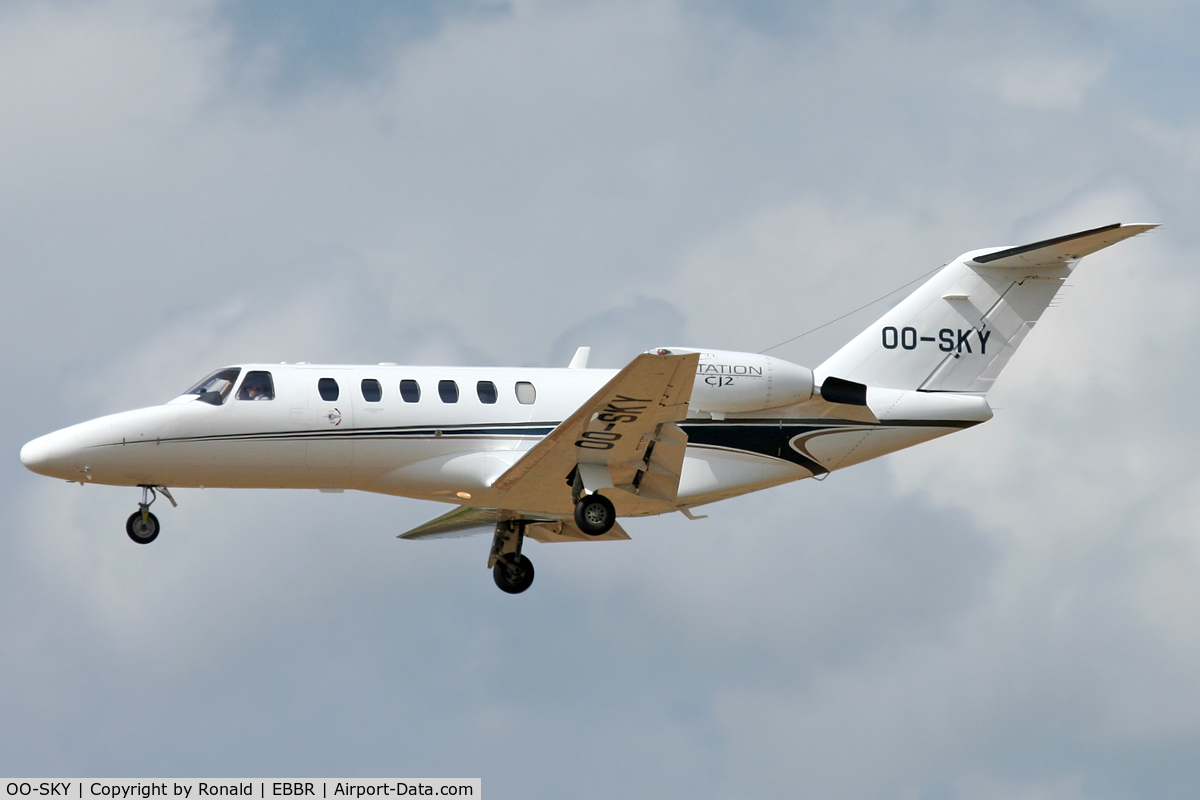 OO-SKY, 2004 Cessna 525A CitationJet CJ2 C/N 525A-0197, at bru